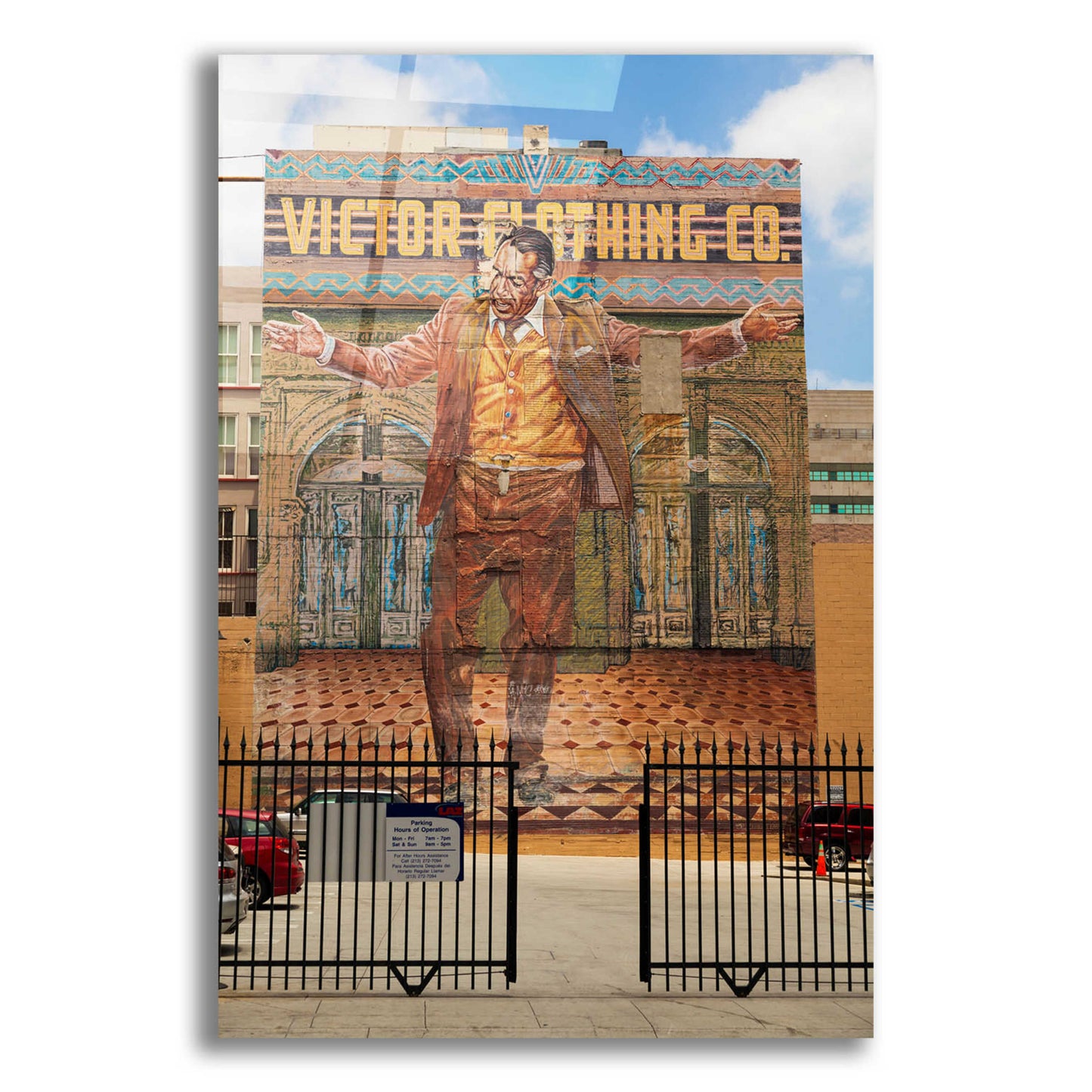 Epic Art 'Victor Clothing Co.' by Chris Moyer, Acrylic Glass Wall Art,12x16