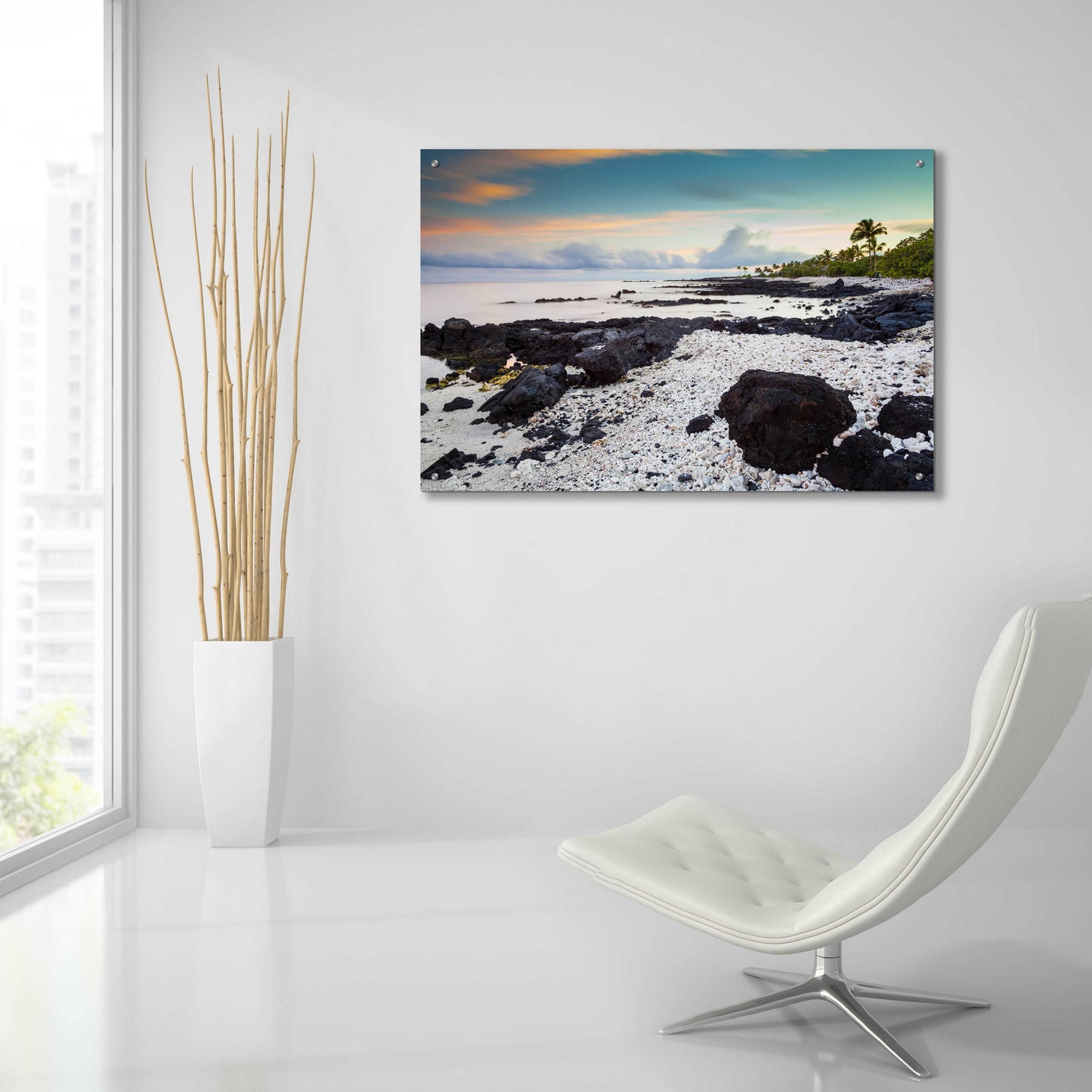 Epic Art 'Waikoloa Sunrise' by Chris Moyer, Acrylic Glass Wall Art,36x24