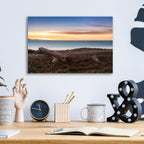 Warm Winter?s Eve by Chris Moyer - 16x12 acrylic wall art in a room