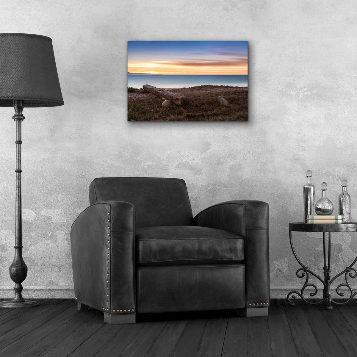 Warm Winter?s Eve by Chris Moyer - 24x16 acrylic wall art in a room