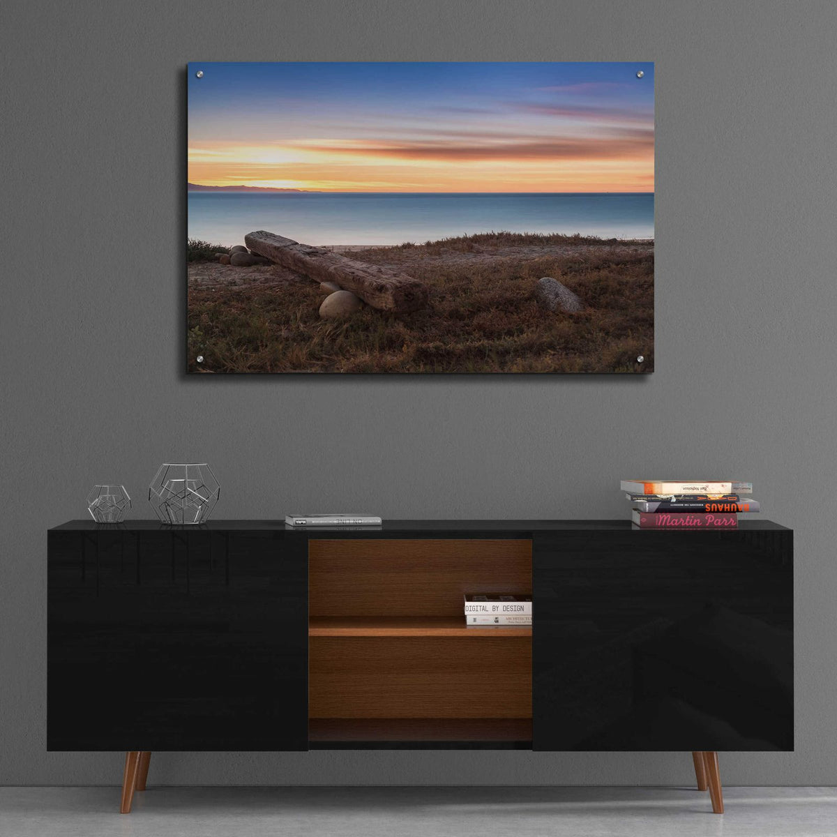 Warm Winter?s Eve by Chris Moyer - 36x24 acrylic wall art in a room