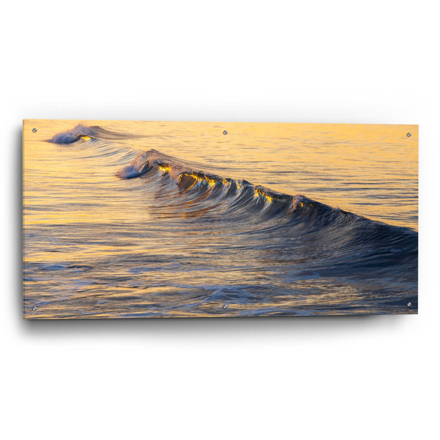 Epic Art 'Warm Curl' by Chris Moyer, Acrylic Glass Wall Art,48x24