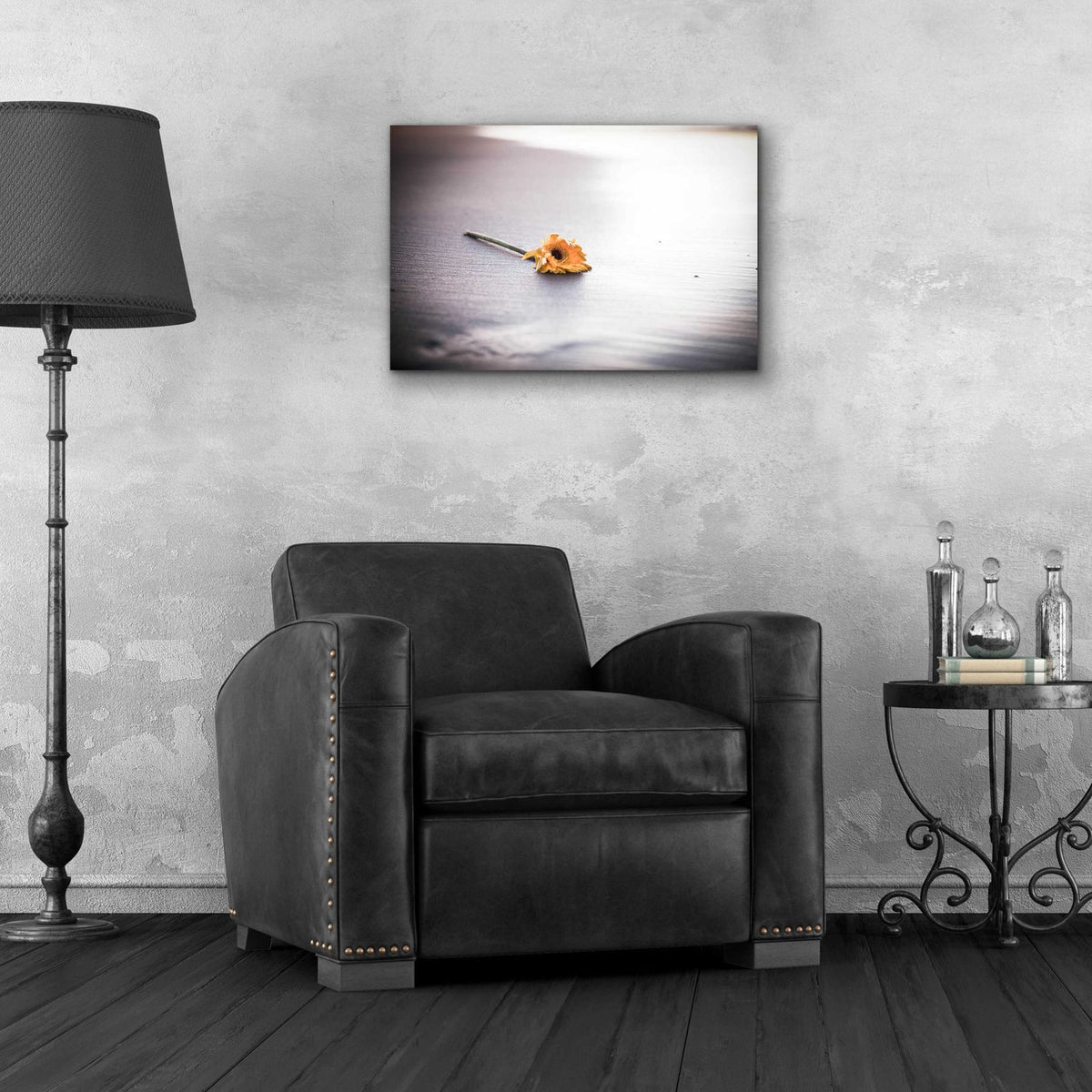 Even Daisies Have Bad Days by Chris Moyer - 24x16 acrylic wall art in a room