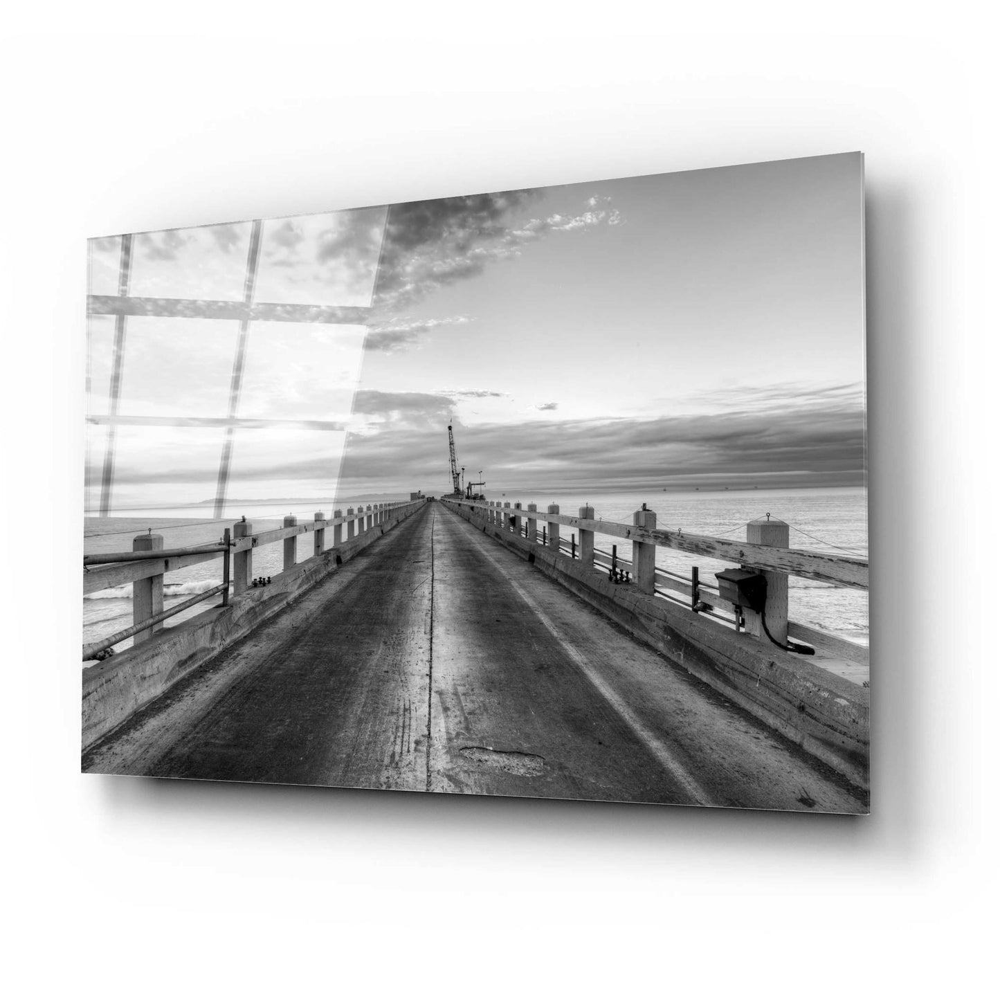 Epic Art 'Carpinteria Pier View II' by Chris Moyer, Acrylic Glass Wall Art,24x16