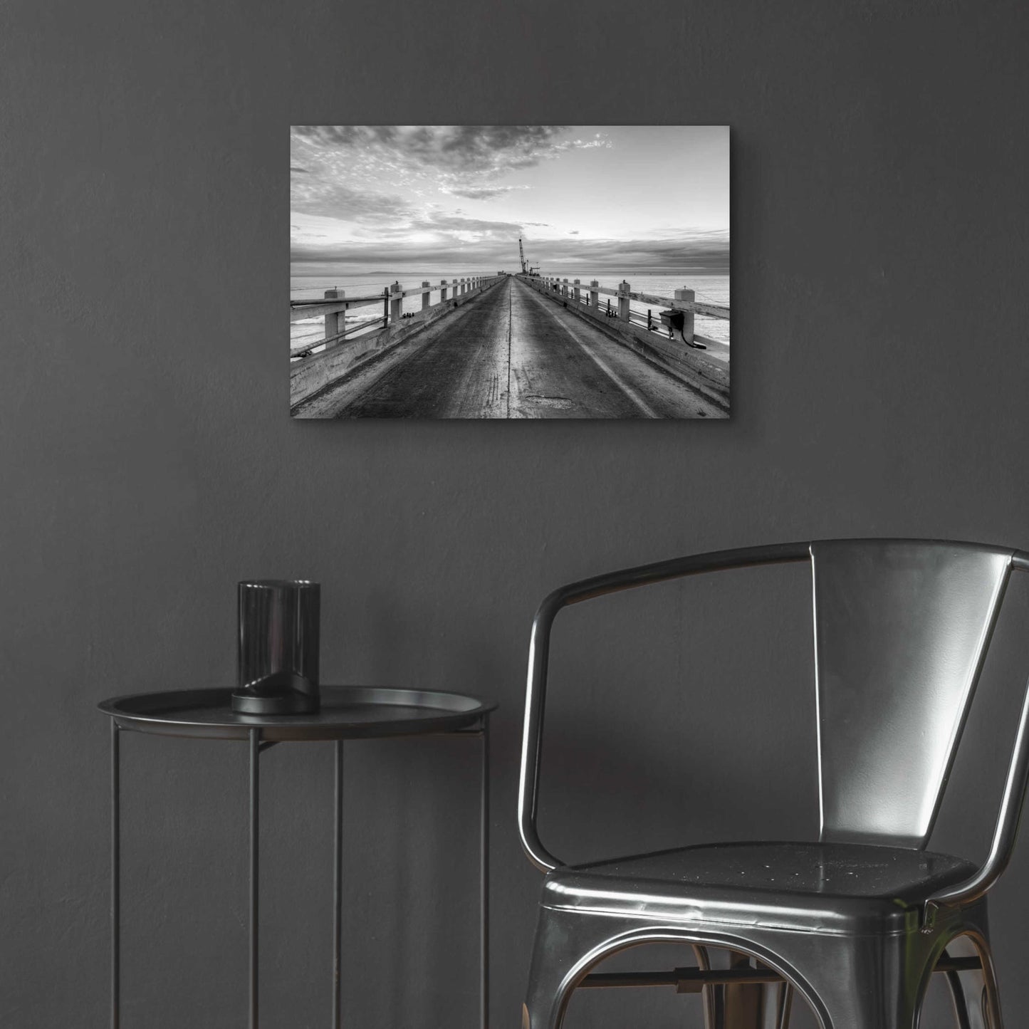 Epic Art 'Carpinteria Pier View II' by Chris Moyer, Acrylic Glass Wall Art,24x16