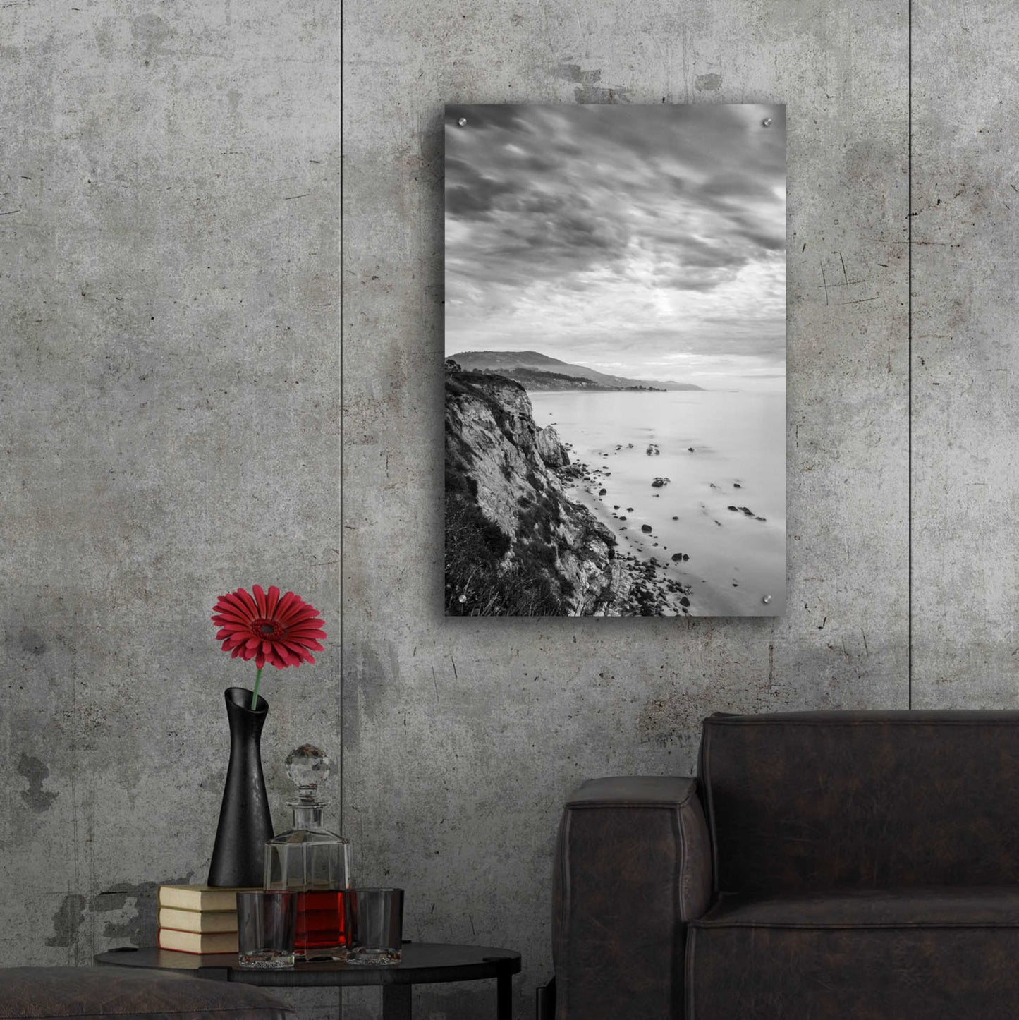 Epic Art 'Carpinteria Bluffs III' by Chris Moyer, Acrylic Glass Wall Art,24x36