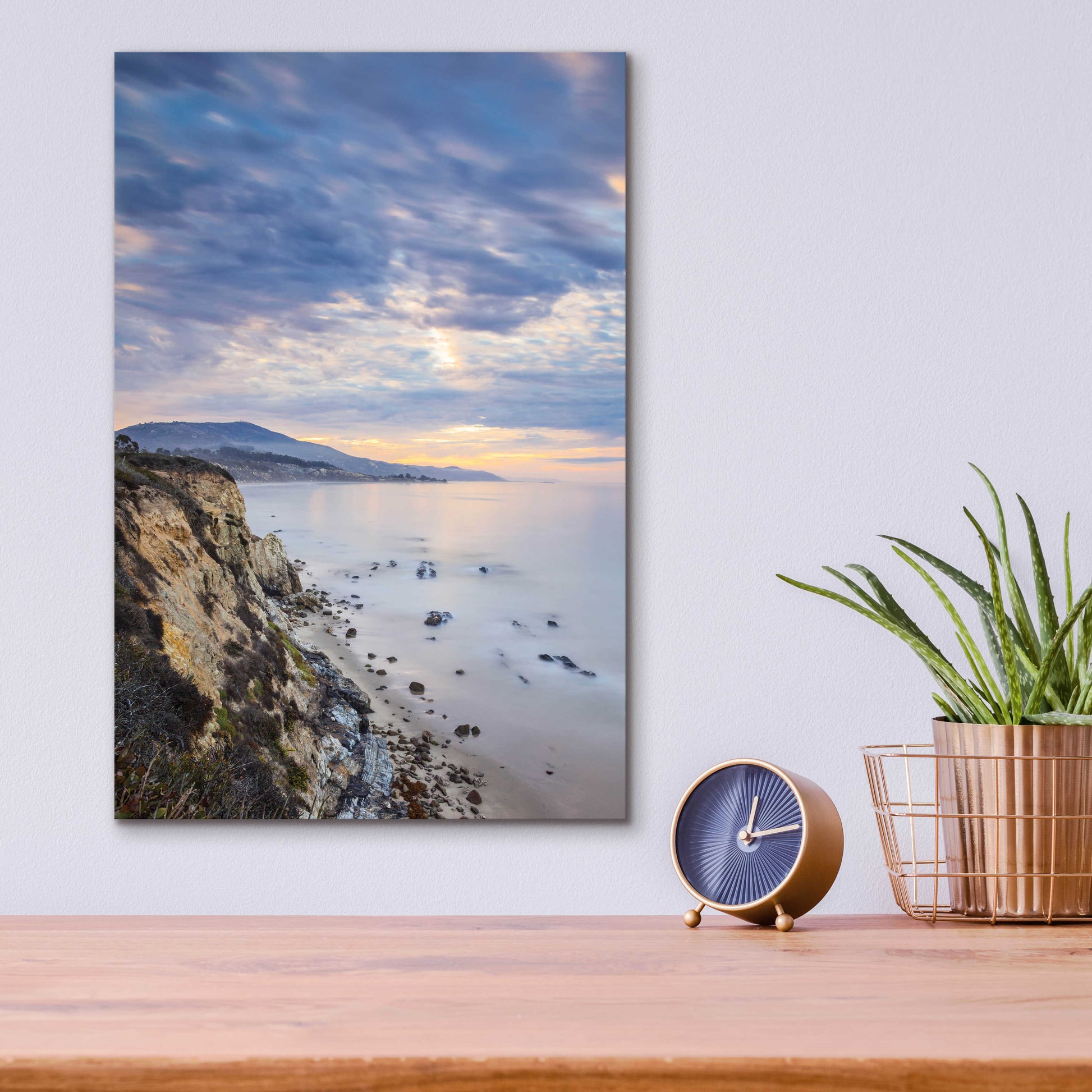 Epic Art 'Carpinteria Bluffs II' by Chris Moyer, Acrylic Glass Wall Art,12x16