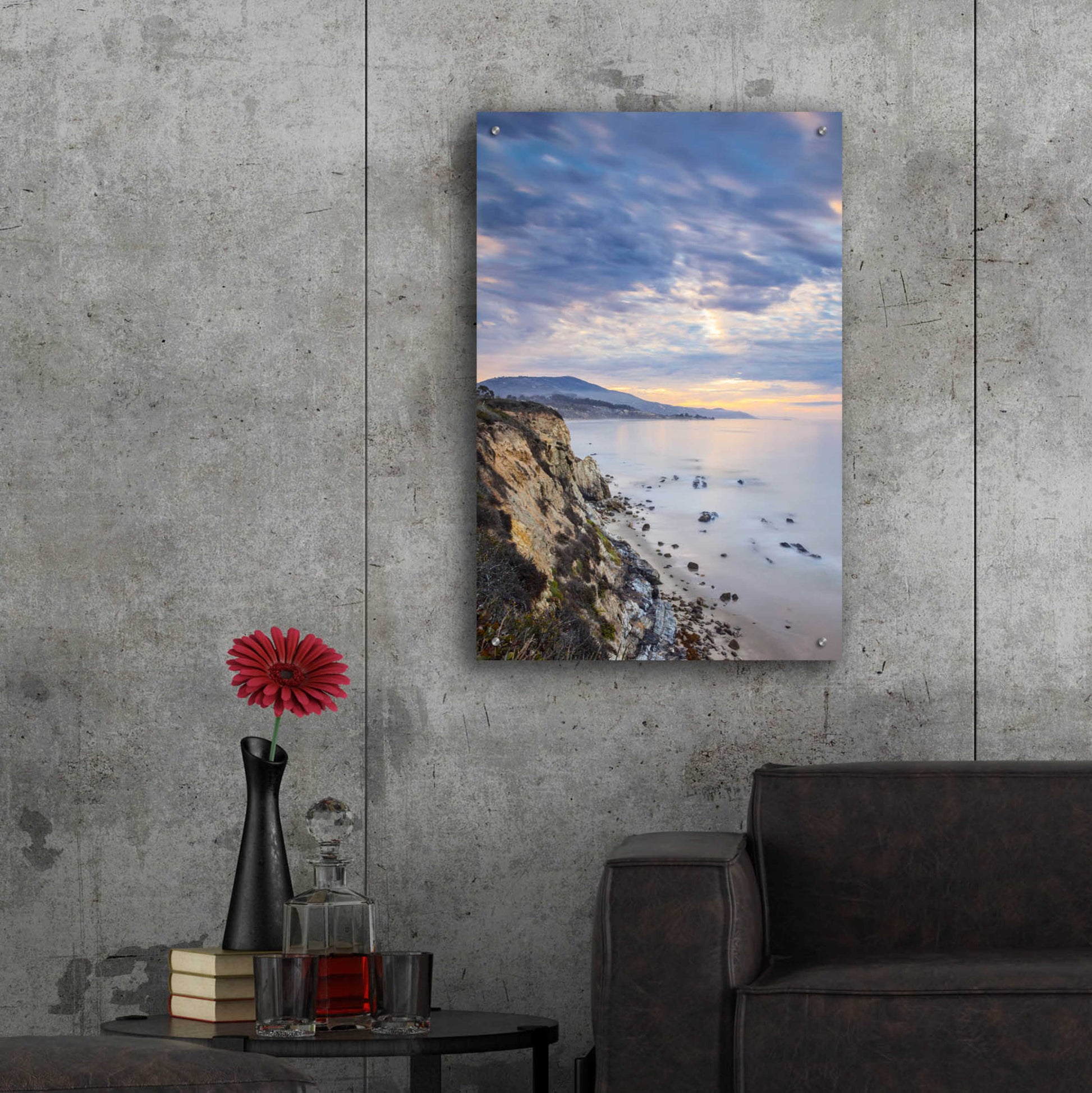 Epic Art 'Carpinteria Bluffs II' by Chris Moyer, Acrylic Glass Wall Art,24x36