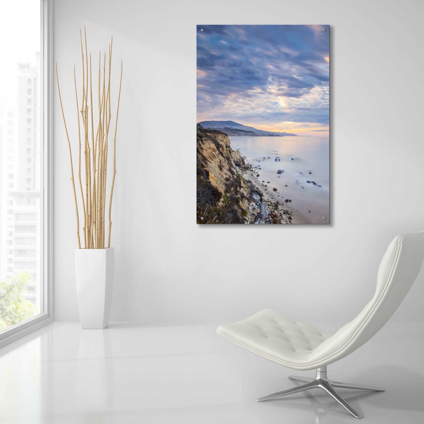 Epic Art 'Carpinteria Bluffs II' by Chris Moyer, Acrylic Glass Wall Art,24x36