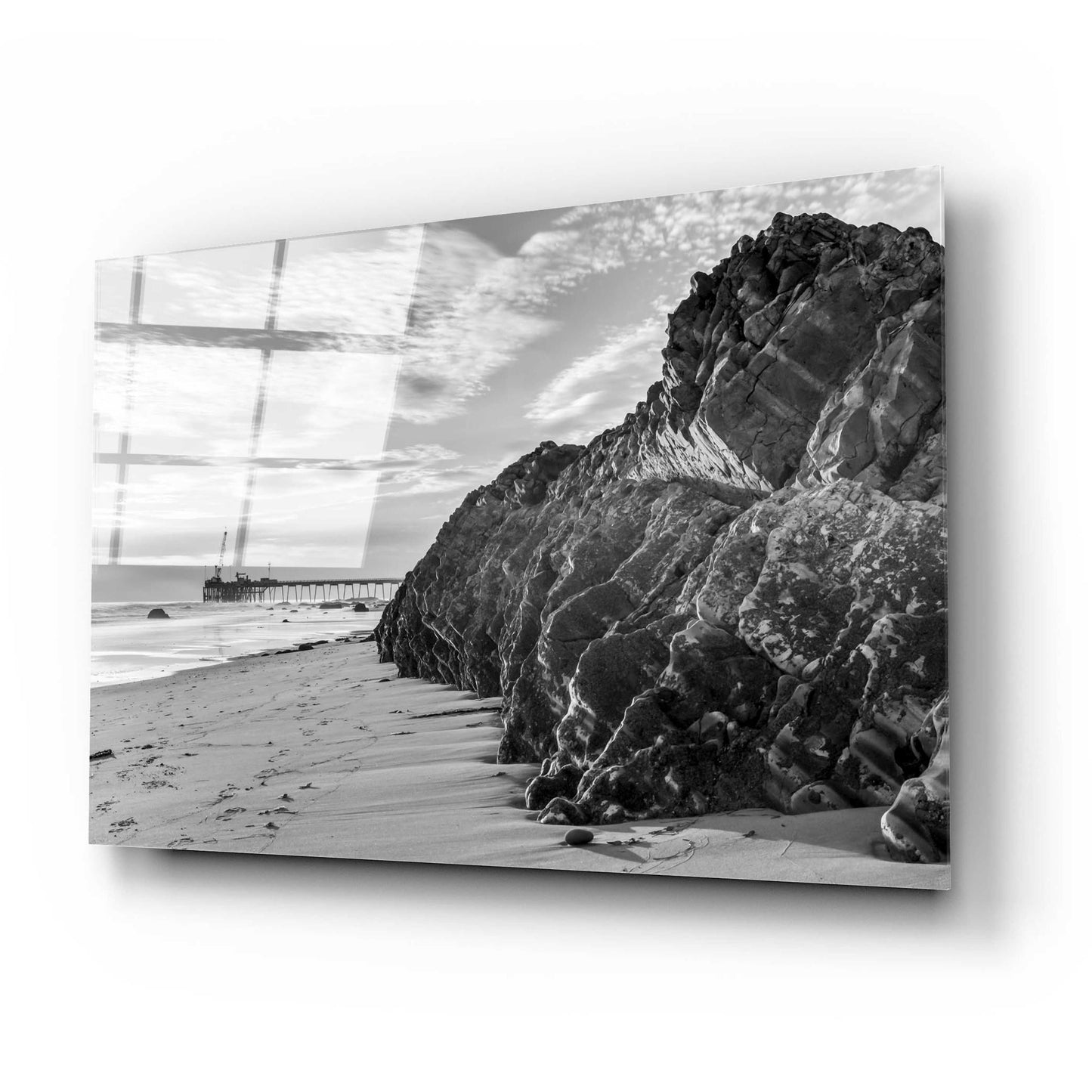 Epic Art 'Reach For The Pier' by Chris Moyer, Acrylic Glass Wall Art,24x16