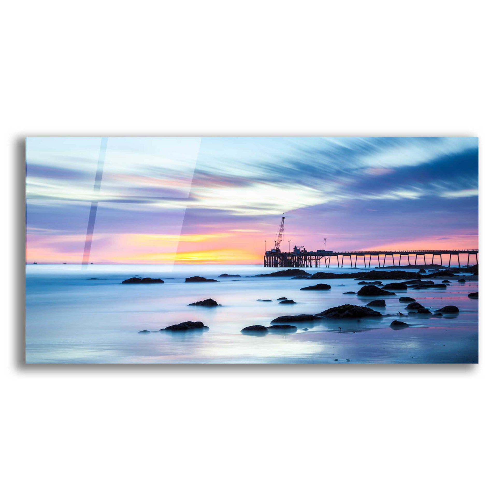 Epic Art 'Say Goodnight' by Chris Moyer, Acrylic Glass Wall Art,24x12