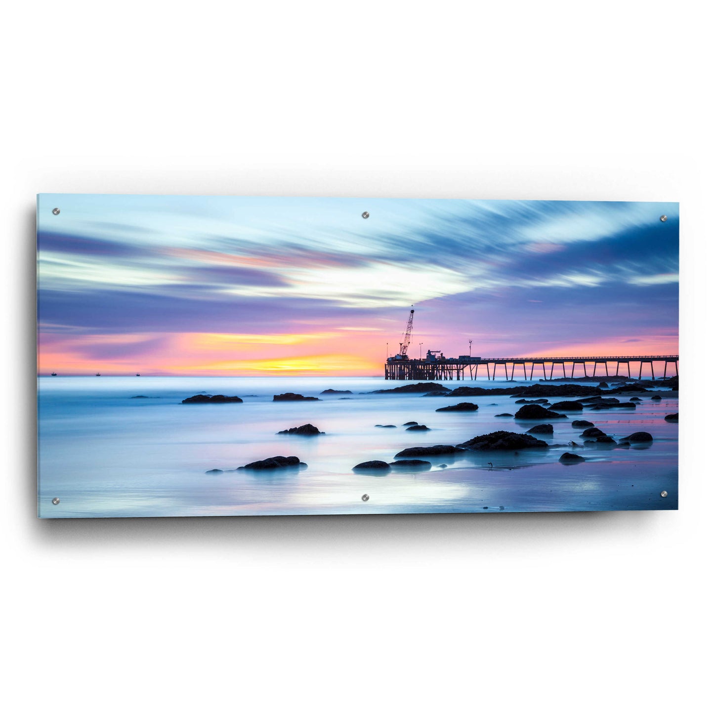 Epic Art 'Say Goodnight' by Chris Moyer, Acrylic Glass Wall Art,48x24