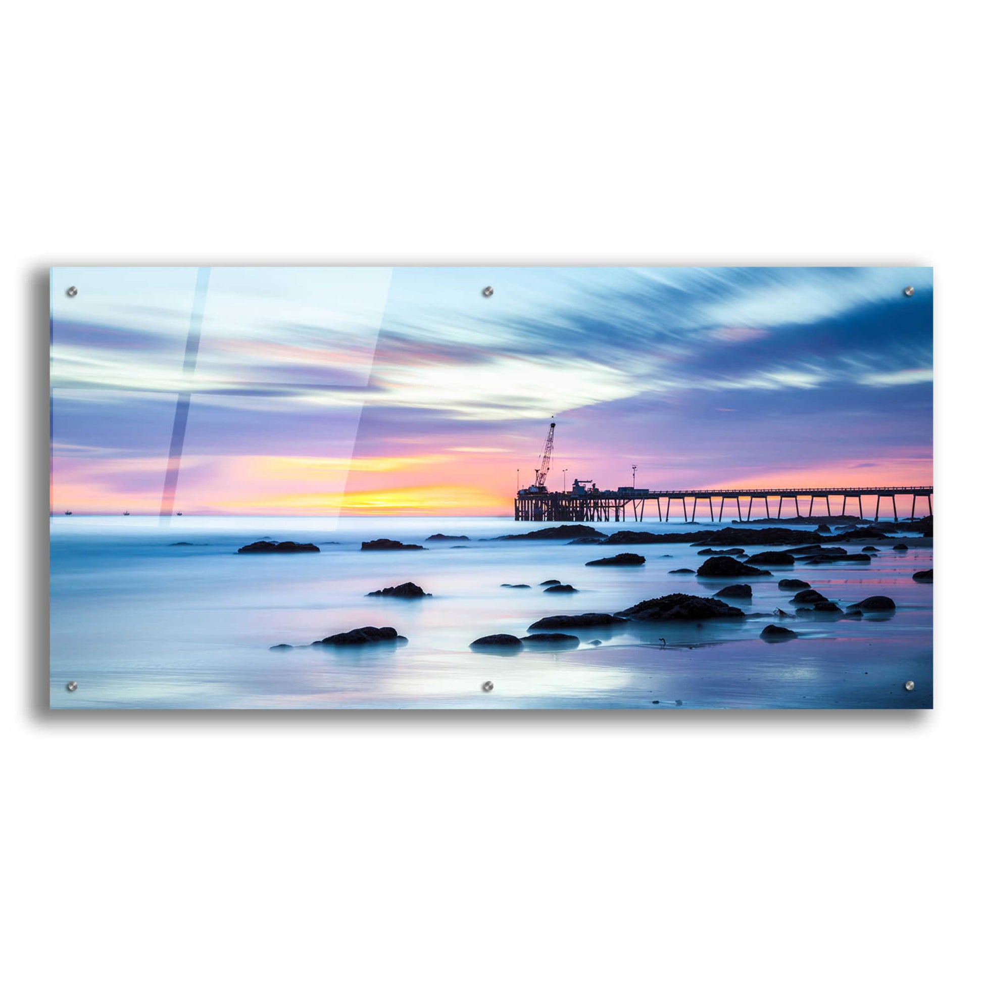 Epic Art 'Say Goodnight' by Chris Moyer, Acrylic Glass Wall Art,48x24