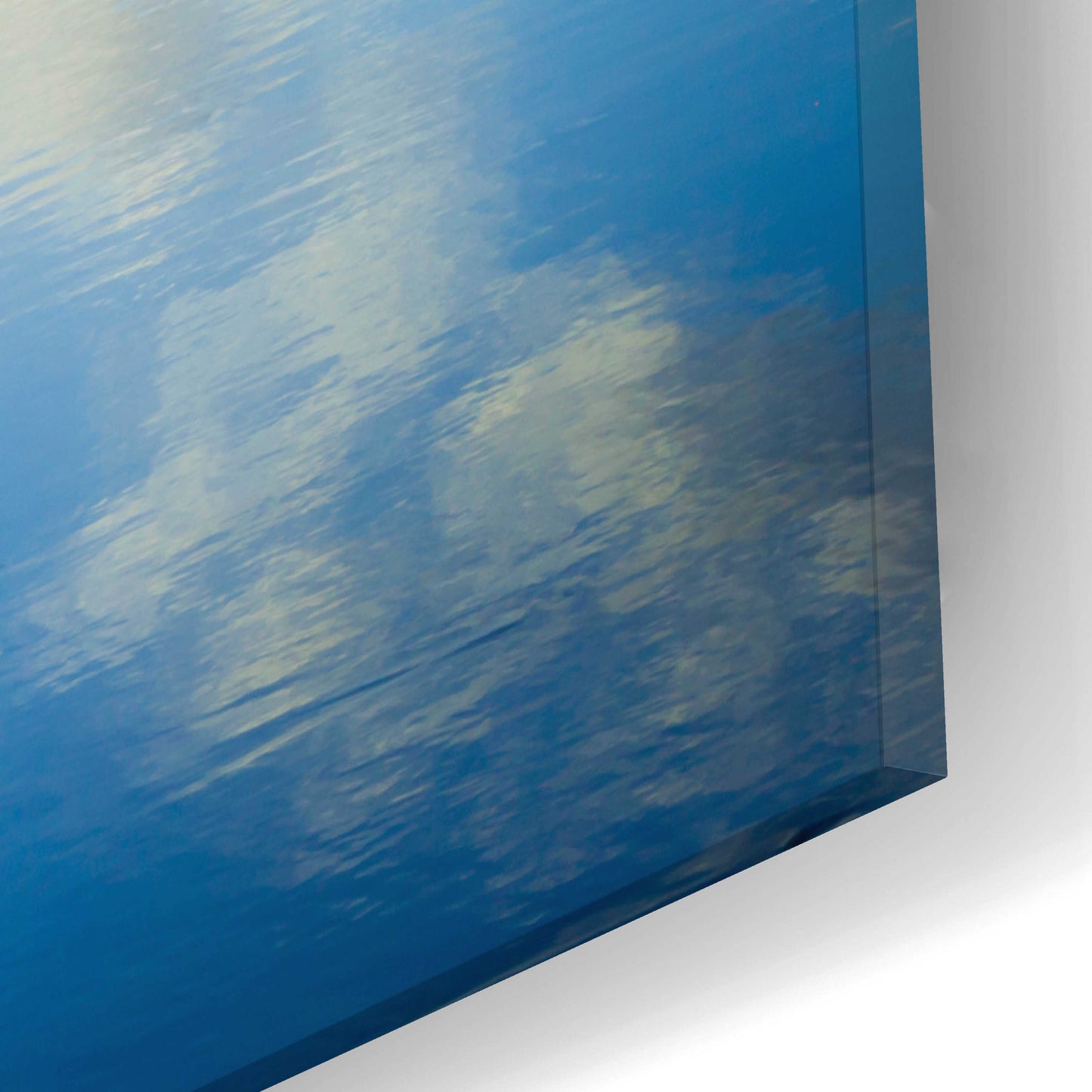 Epic Art 'Where Sky Meets Sea' by Chris Moyer, Acrylic Glass Wall Art,24x12