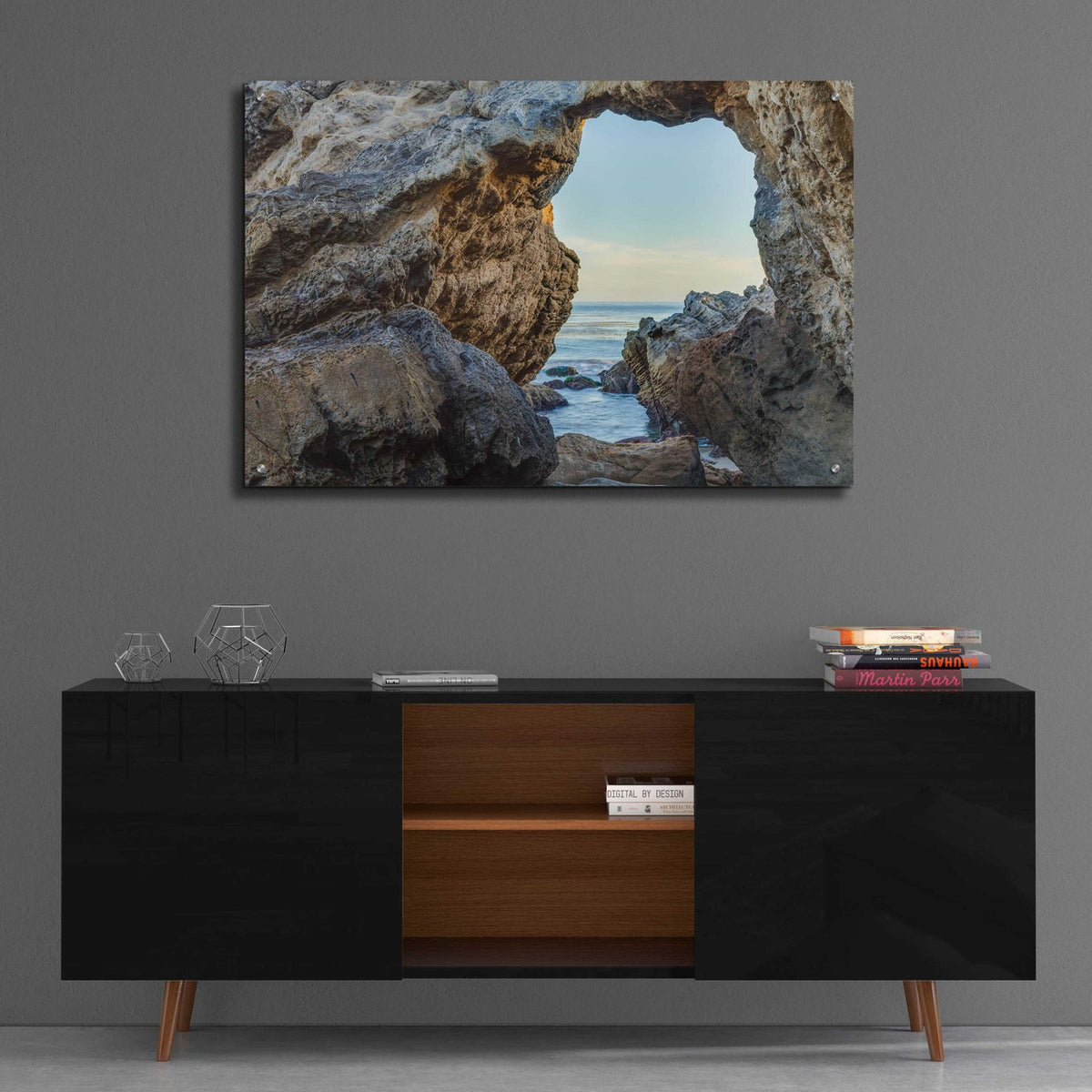 View to The Blue by Chris Moyer - 36x24 acrylic wall art in a room