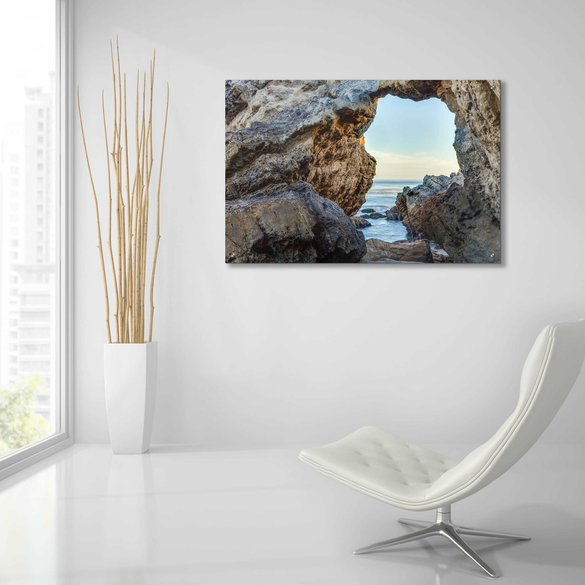 Epic Art 'View to The Blue' by Chris Moyer, Acrylic Glass Wall Art,36x24