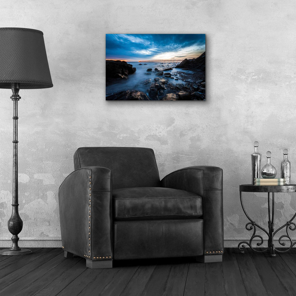 Bacara Twilight by Chris Moyer - 24x16 acrylic wall art in a room