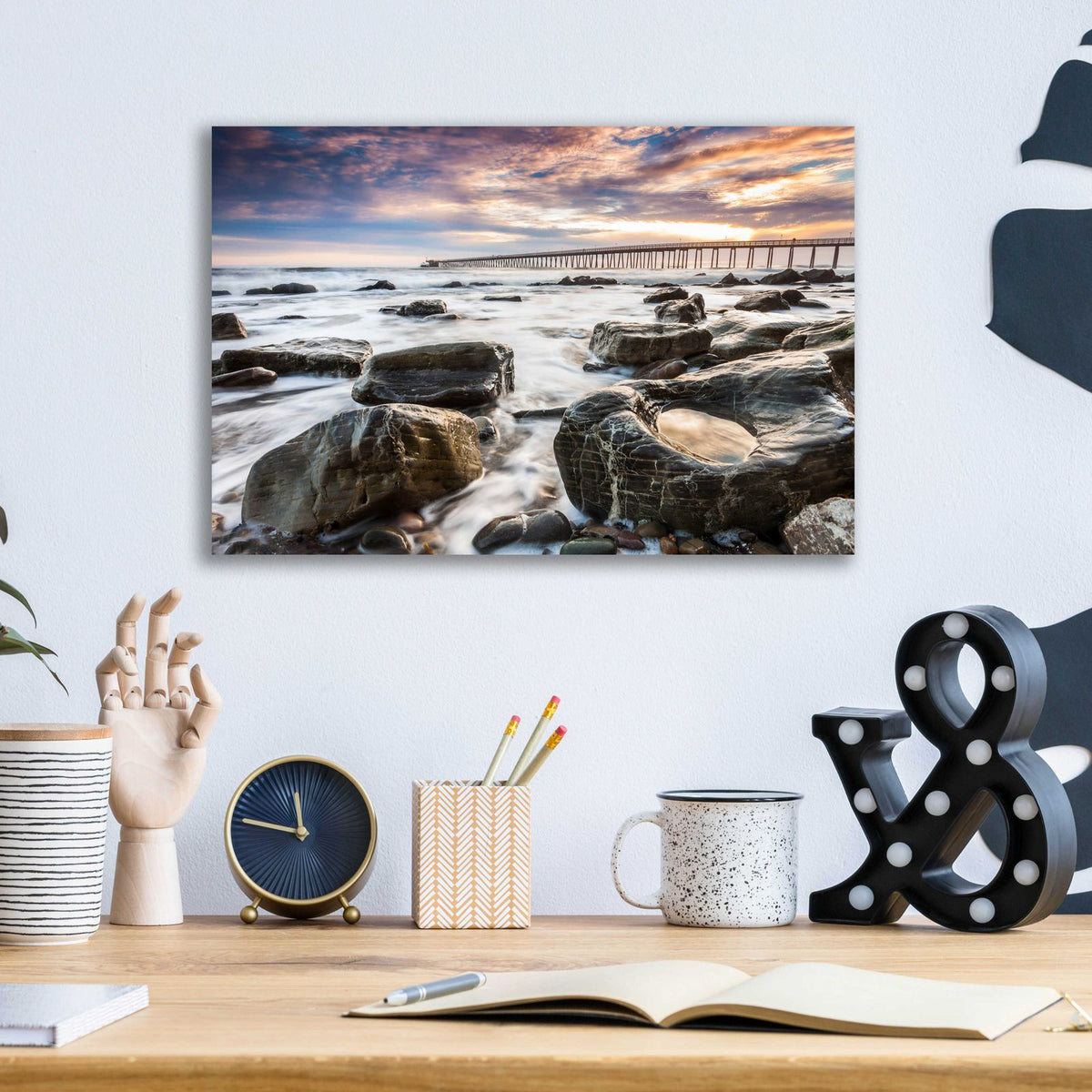 Goleta Shores by Chris Moyer - 16x12 acrylic wall art in a room