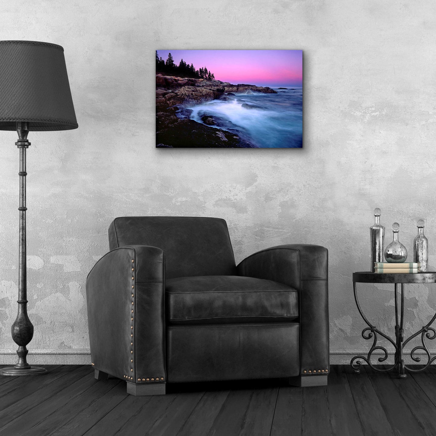 Epic Art 'Acadia Dusk' by Mike Jones, Acrylic Glass Wall Art,24x16