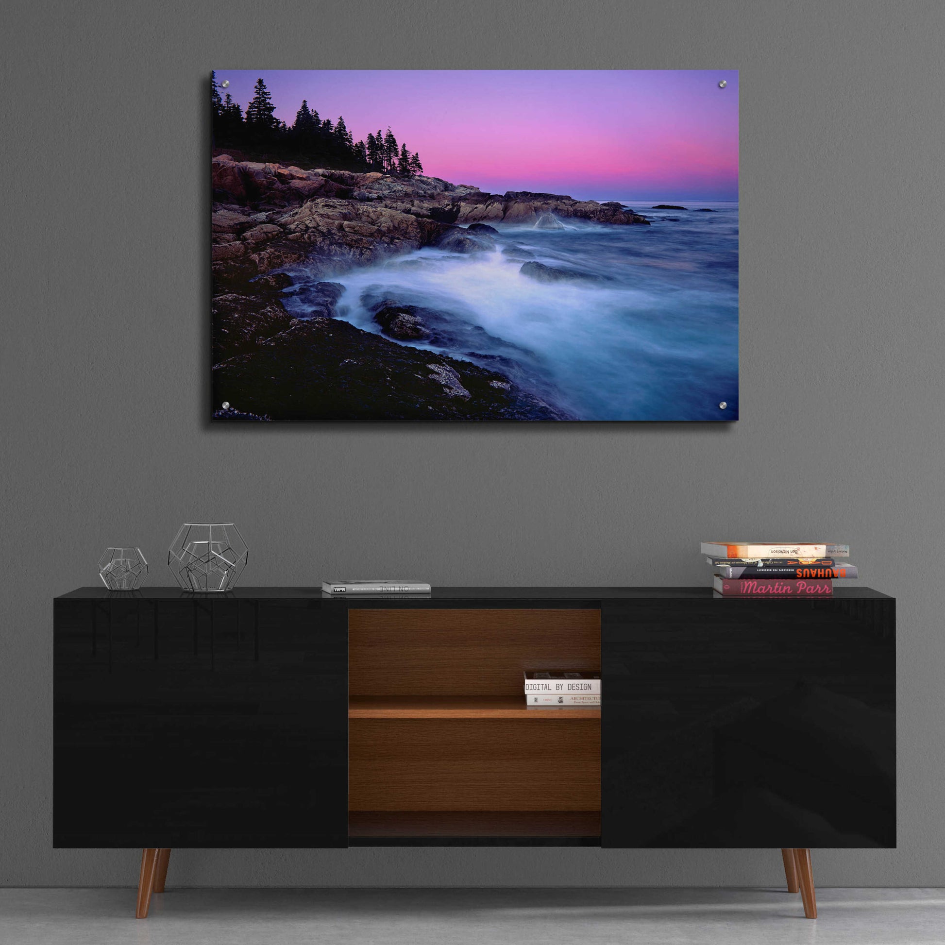 Epic Art 'Acadia Dusk' by Mike Jones, Acrylic Glass Wall Art,36x24