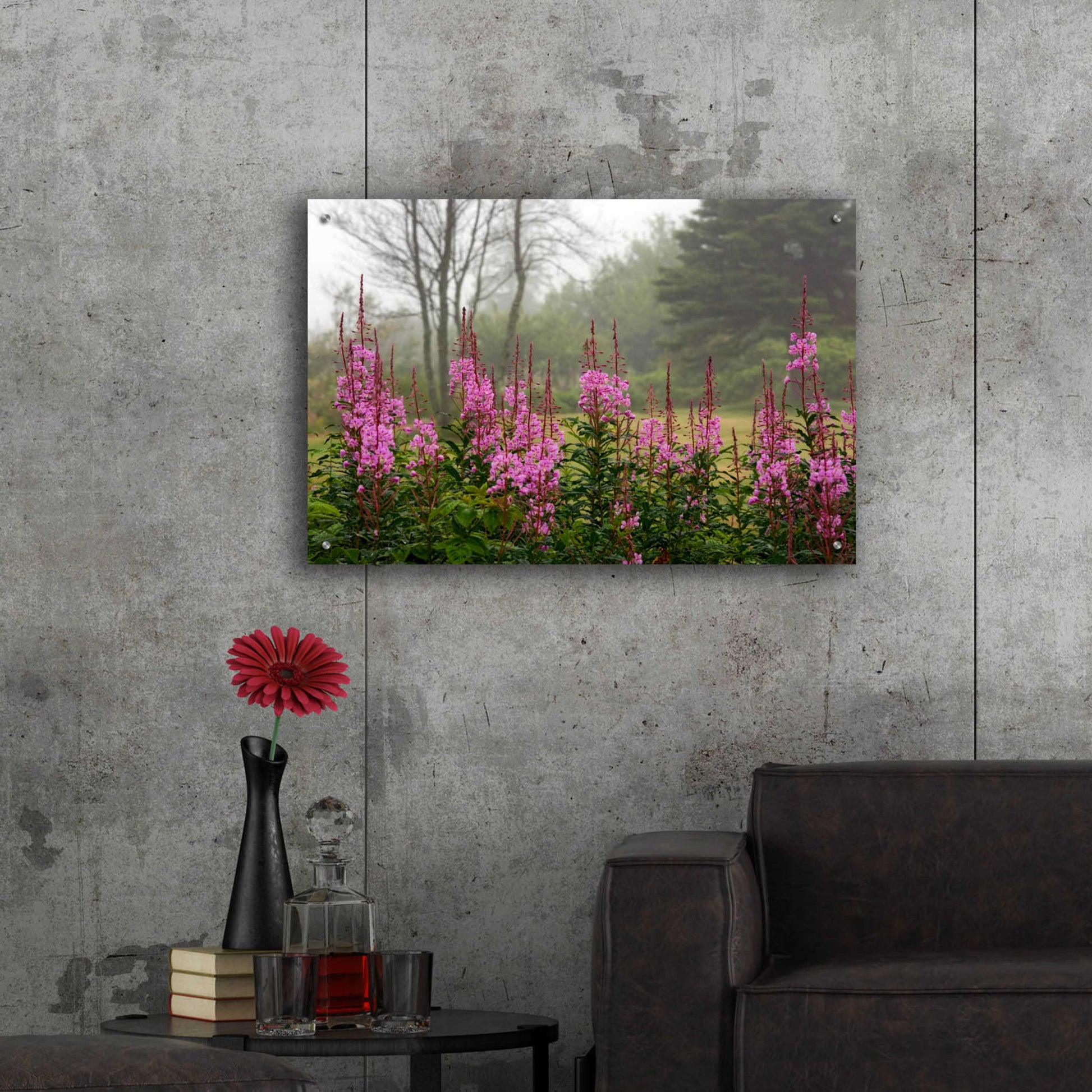 Epic Art 'Campobello Lupine' by Mike Jones, Acrylic Glass Wall Art,36x24