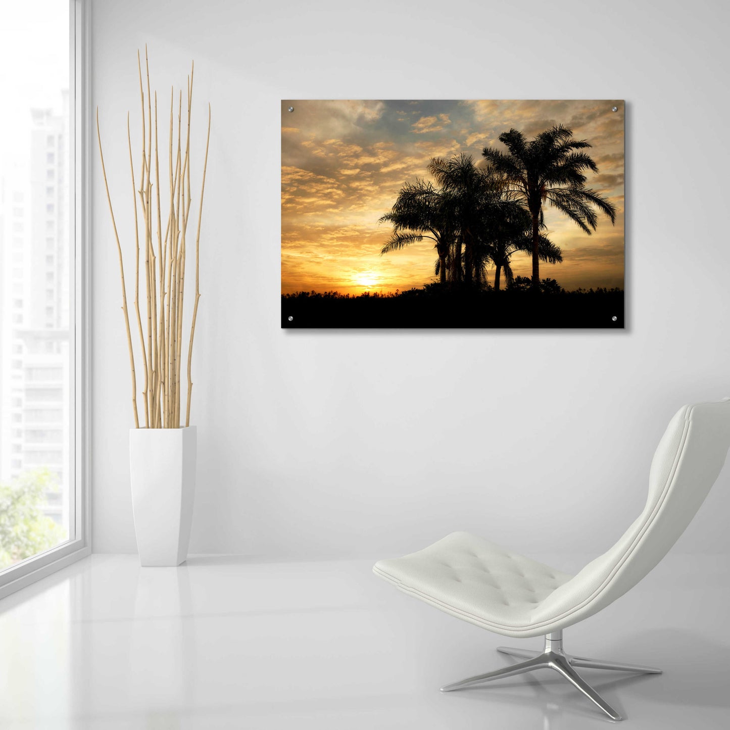 Epic Art 'Everglades Sunrise' by Mike Jones, Acrylic Glass Wall Art,36x24