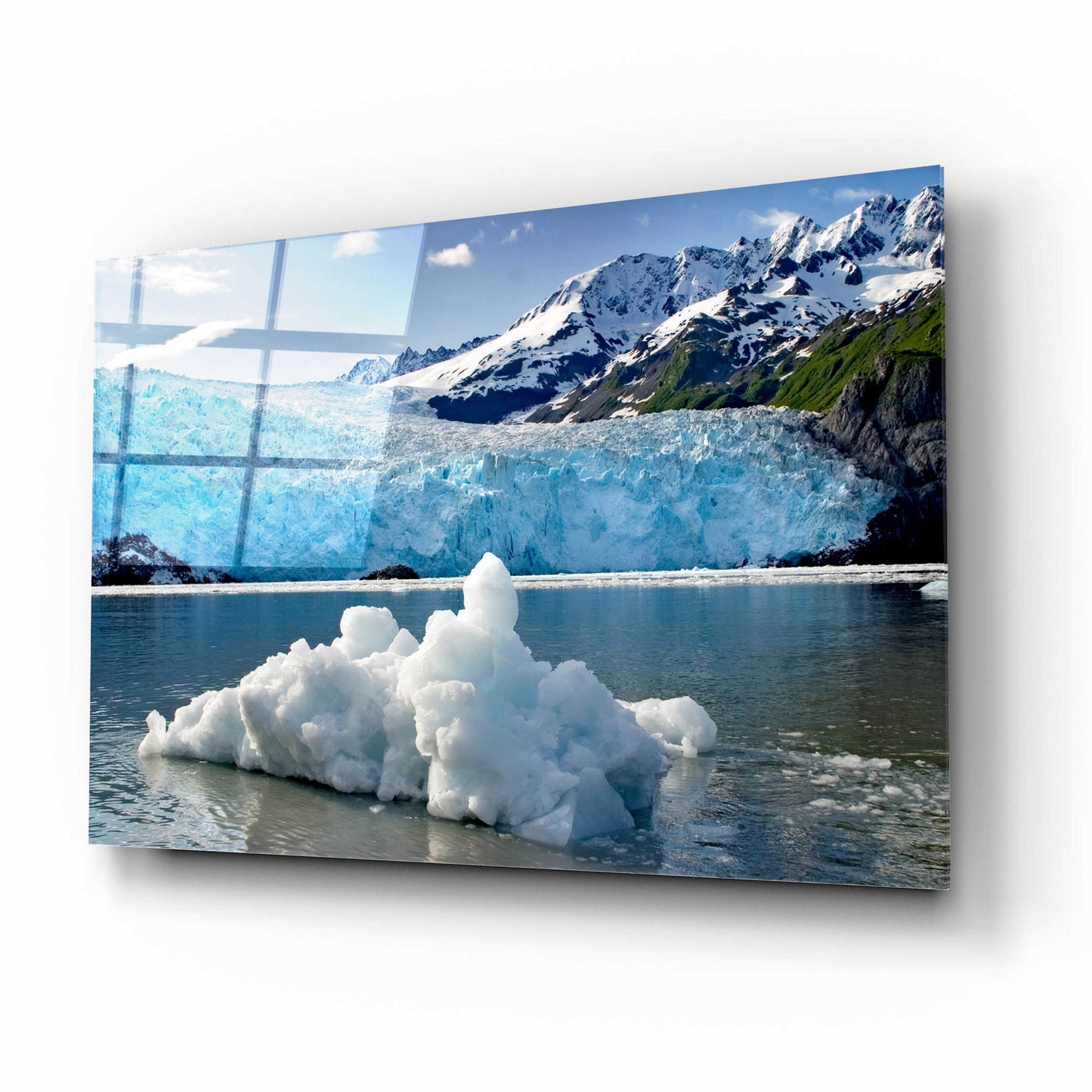 Epic Art 'Iceburg' by Mike Jones, Acrylic Glass Wall Art,16x12