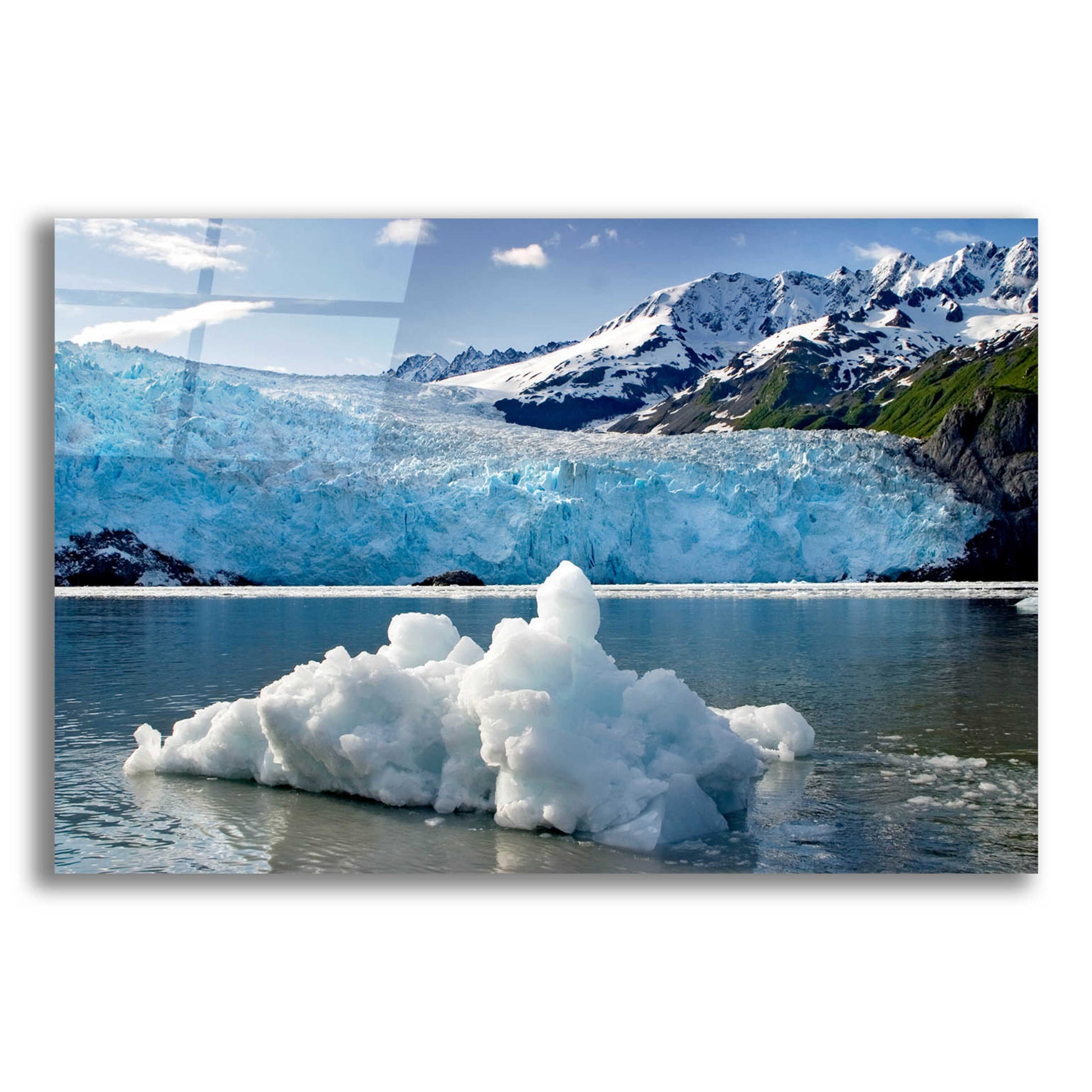 Epic Art 'Iceburg' by Mike Jones, Acrylic Glass Wall Art,16x12