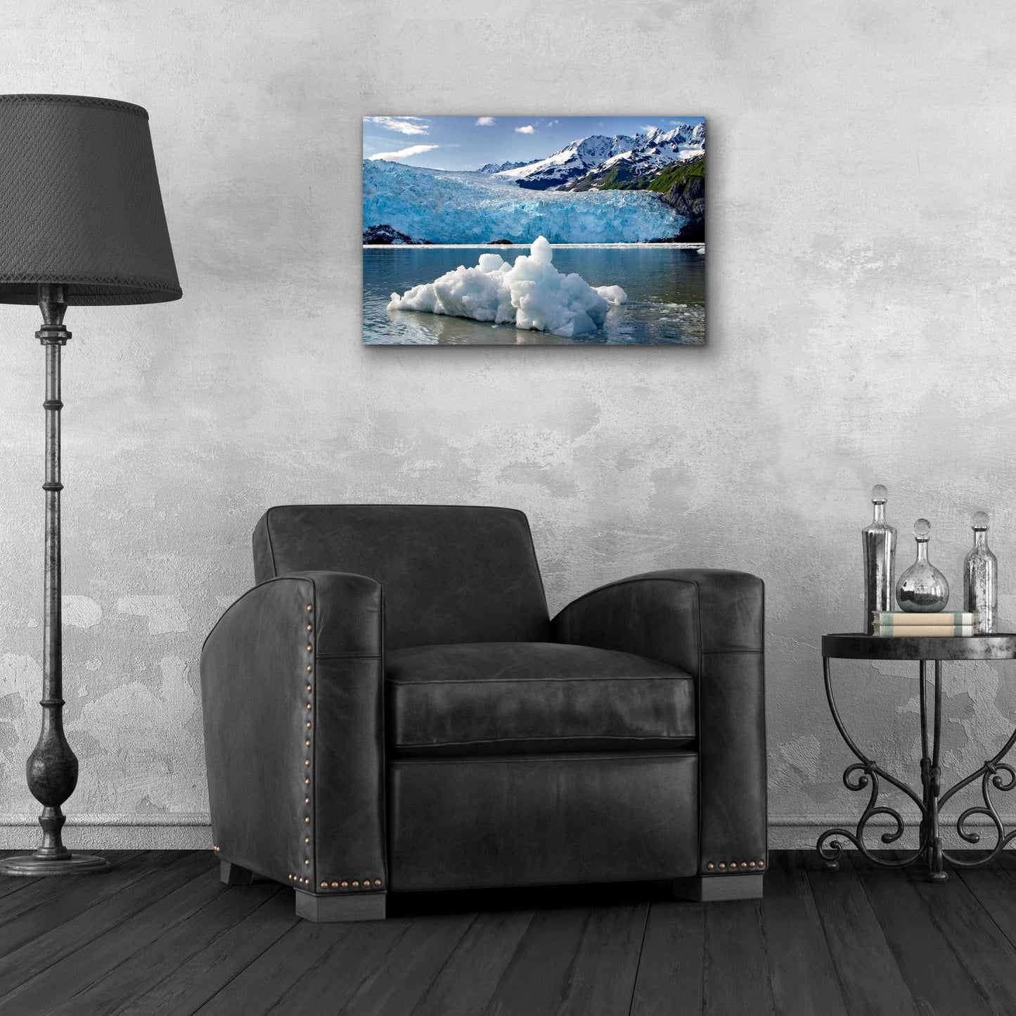 Epic Art 'Iceburg' by Mike Jones, Acrylic Glass Wall Art,24x16