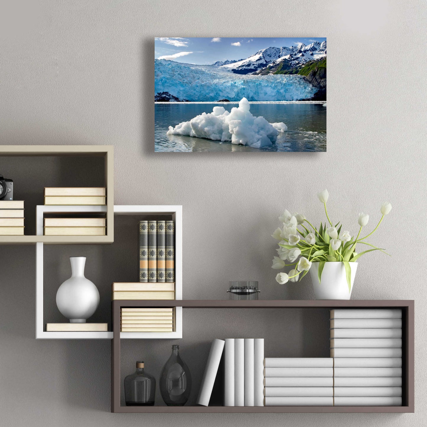 Epic Art 'Iceburg' by Mike Jones, Acrylic Glass Wall Art,24x16