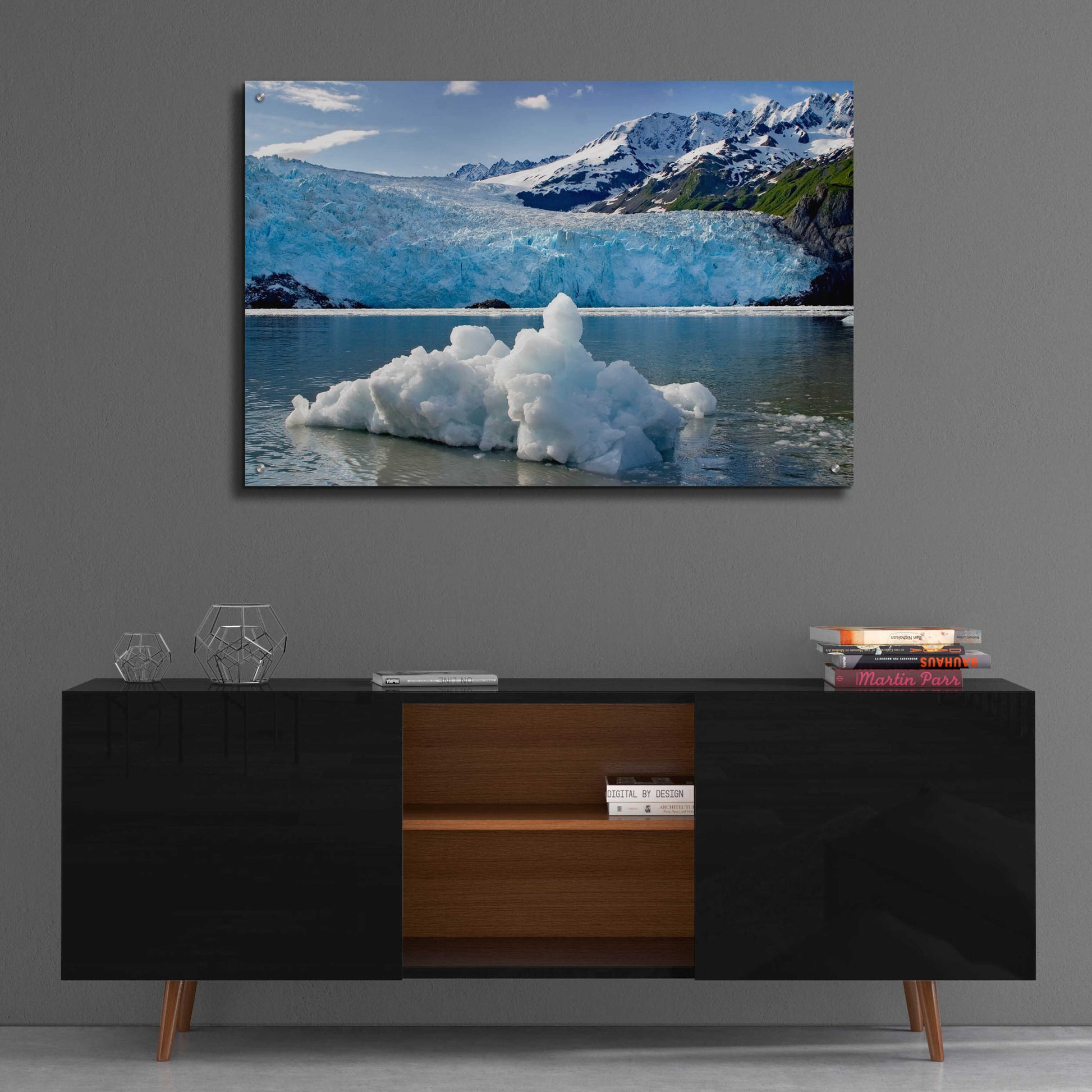 Epic Art 'Iceburg' by Mike Jones, Acrylic Glass Wall Art,36x24