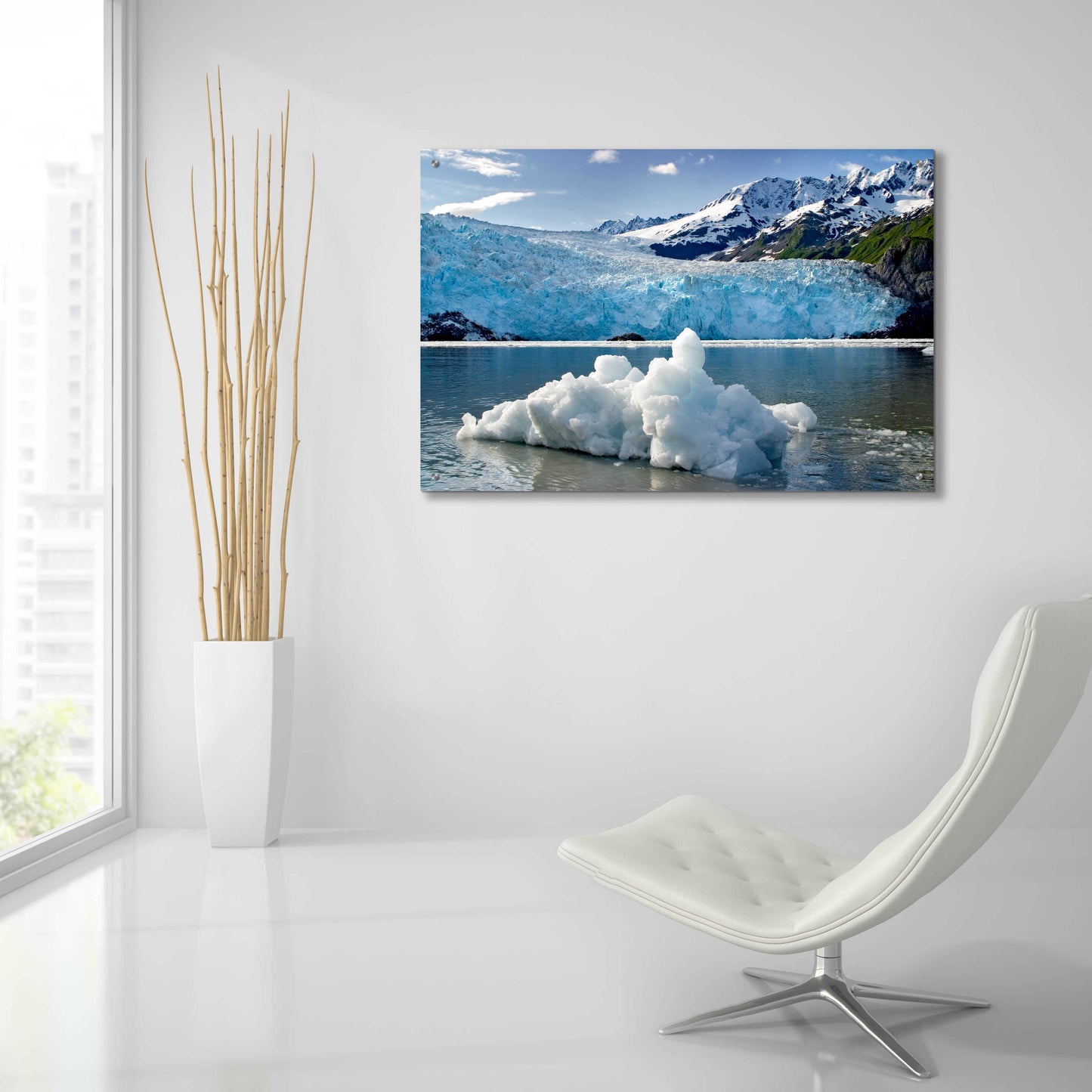 Epic Art 'Iceburg' by Mike Jones, Acrylic Glass Wall Art,36x24