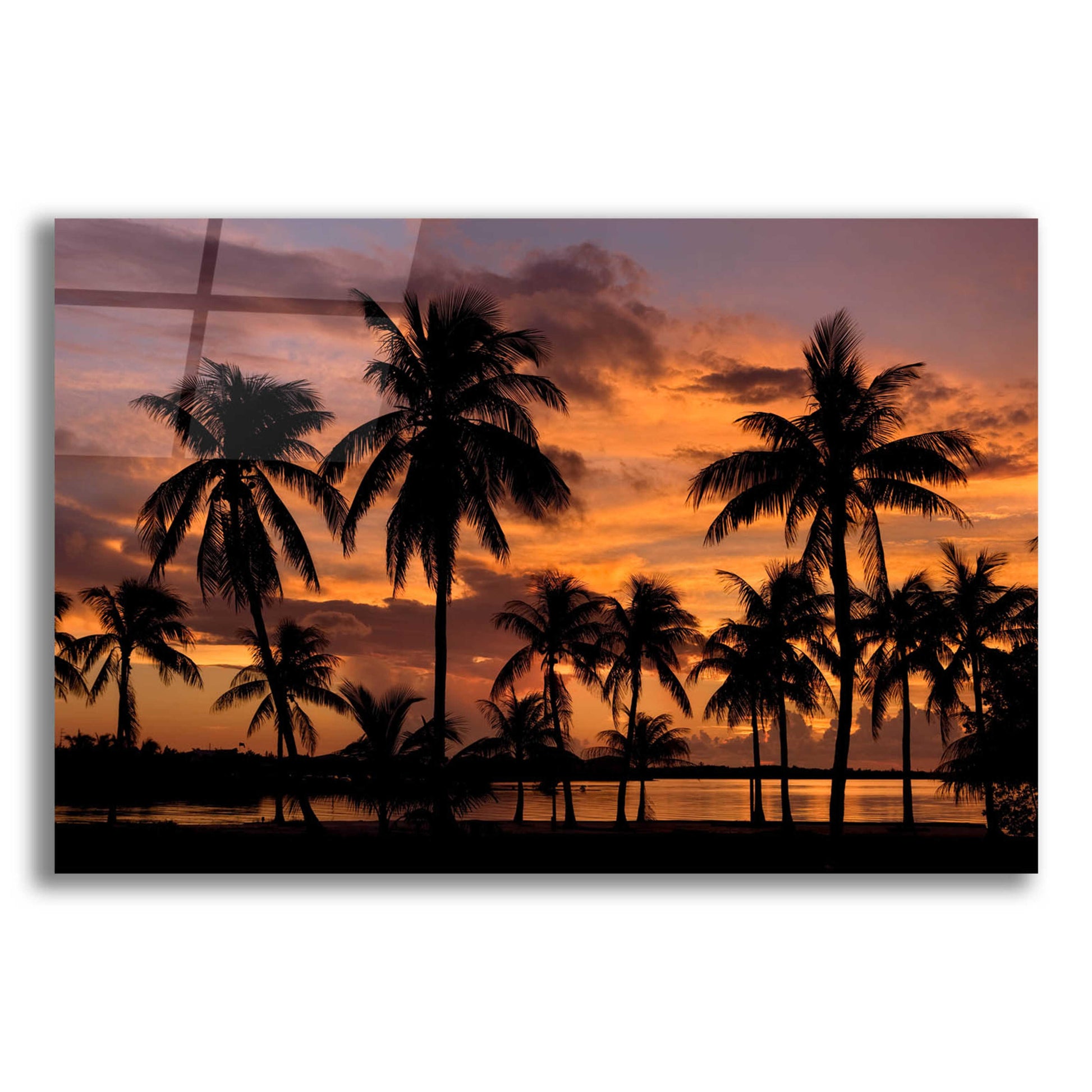 Epic Art 'Marathon Key Sunset' by Mike Jones, Acrylic Glass Wall Art,16x12