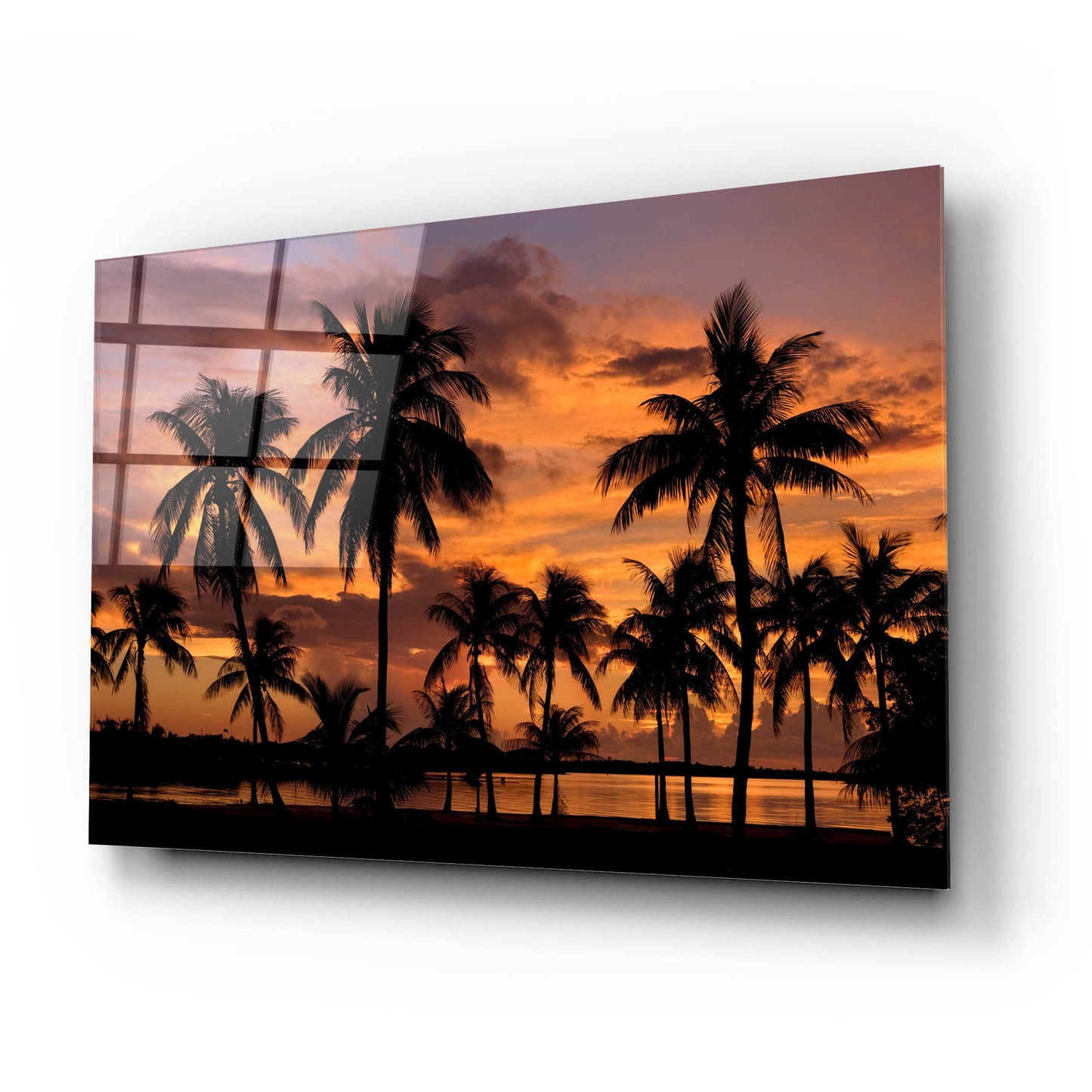 Epic Art 'Marathon Key Sunset' by Mike Jones, Acrylic Glass Wall Art,24x16