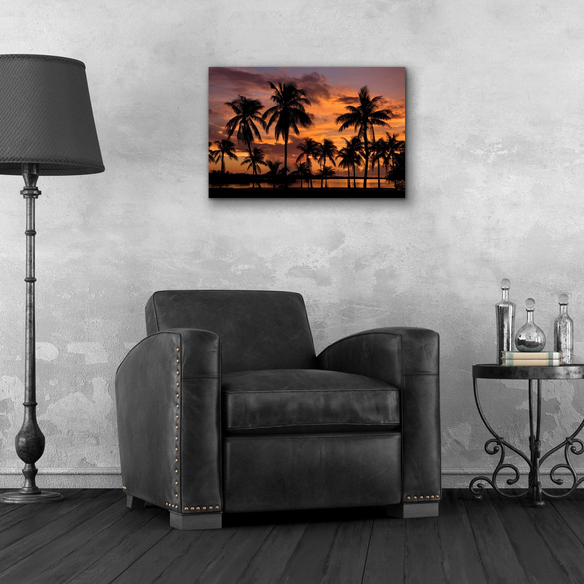 Epic Art 'Marathon Key Sunset' by Mike Jones, Acrylic Glass Wall Art,24x16