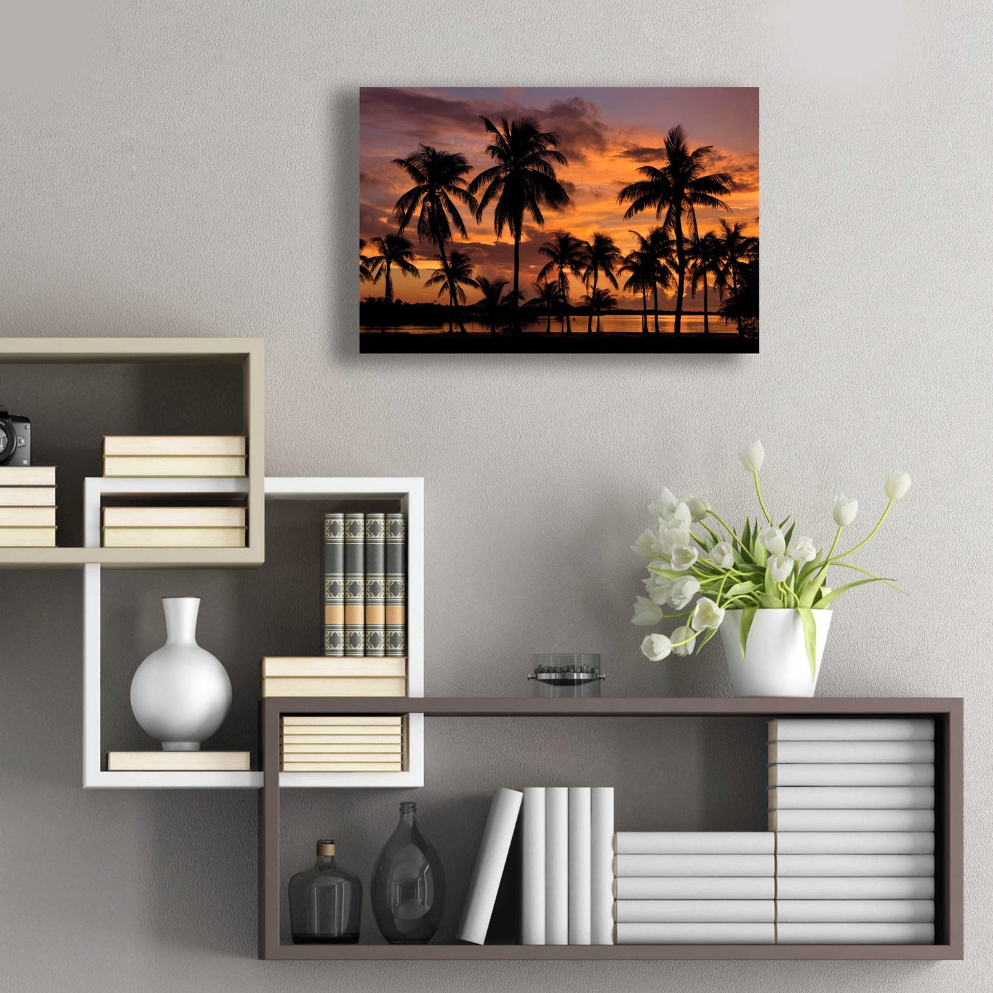 Epic Art 'Marathon Key Sunset' by Mike Jones, Acrylic Glass Wall Art,24x16