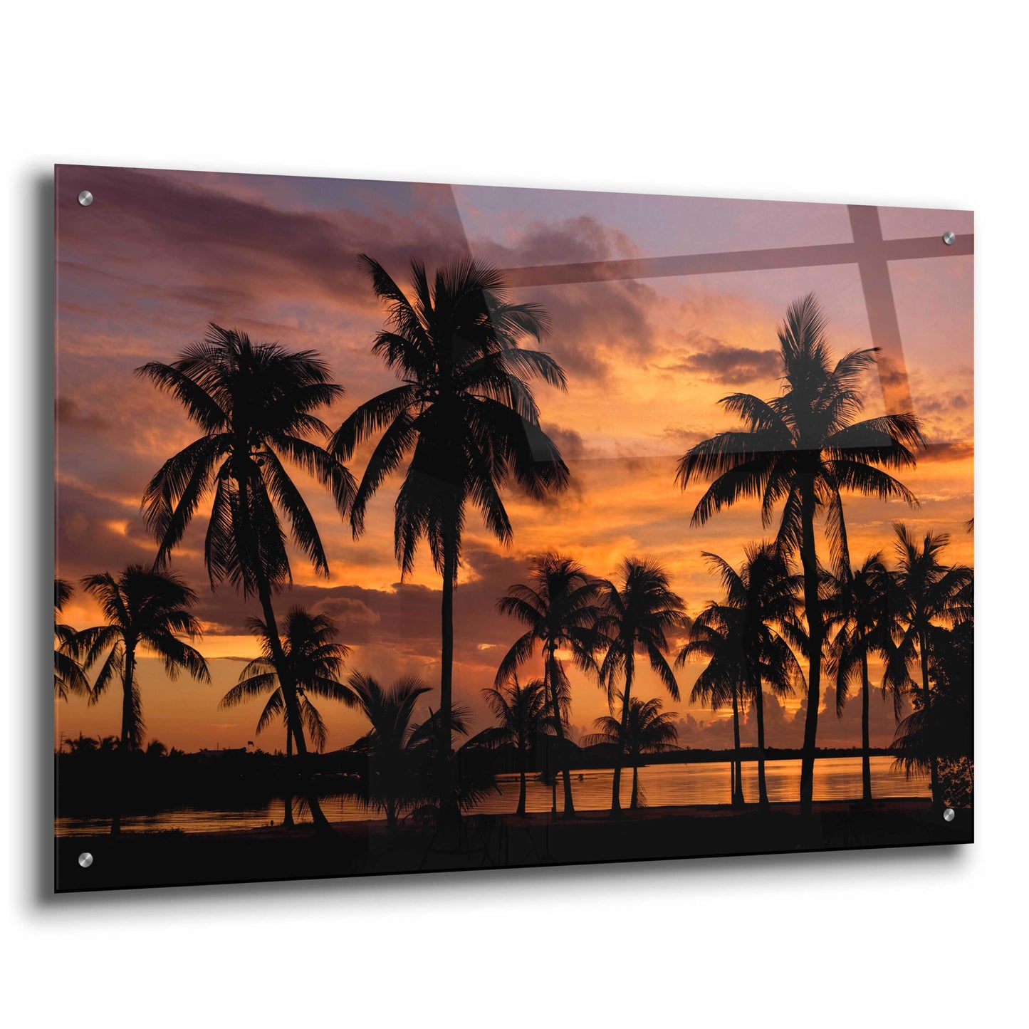 Epic Art 'Marathon Key Sunset' by Mike Jones, Acrylic Glass Wall Art,36x24