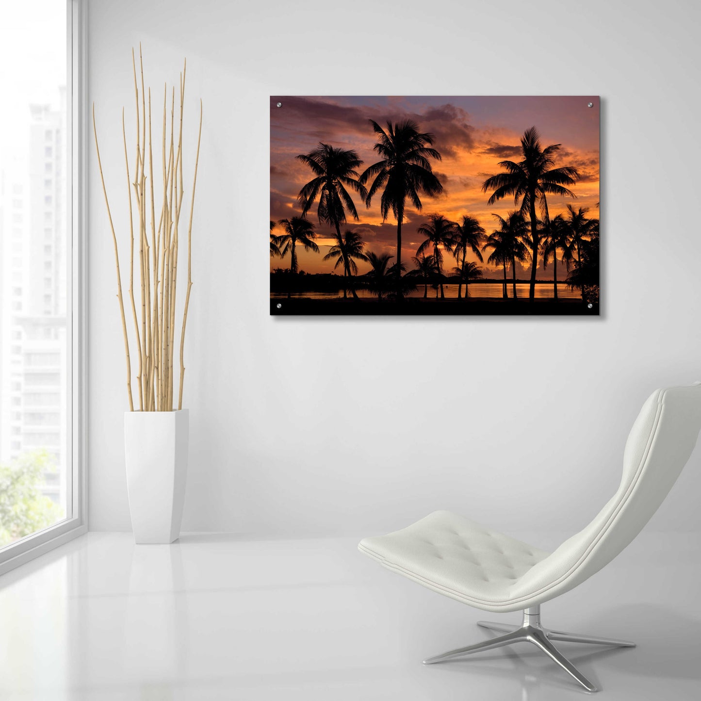 Epic Art 'Marathon Key Sunset' by Mike Jones, Acrylic Glass Wall Art,36x24