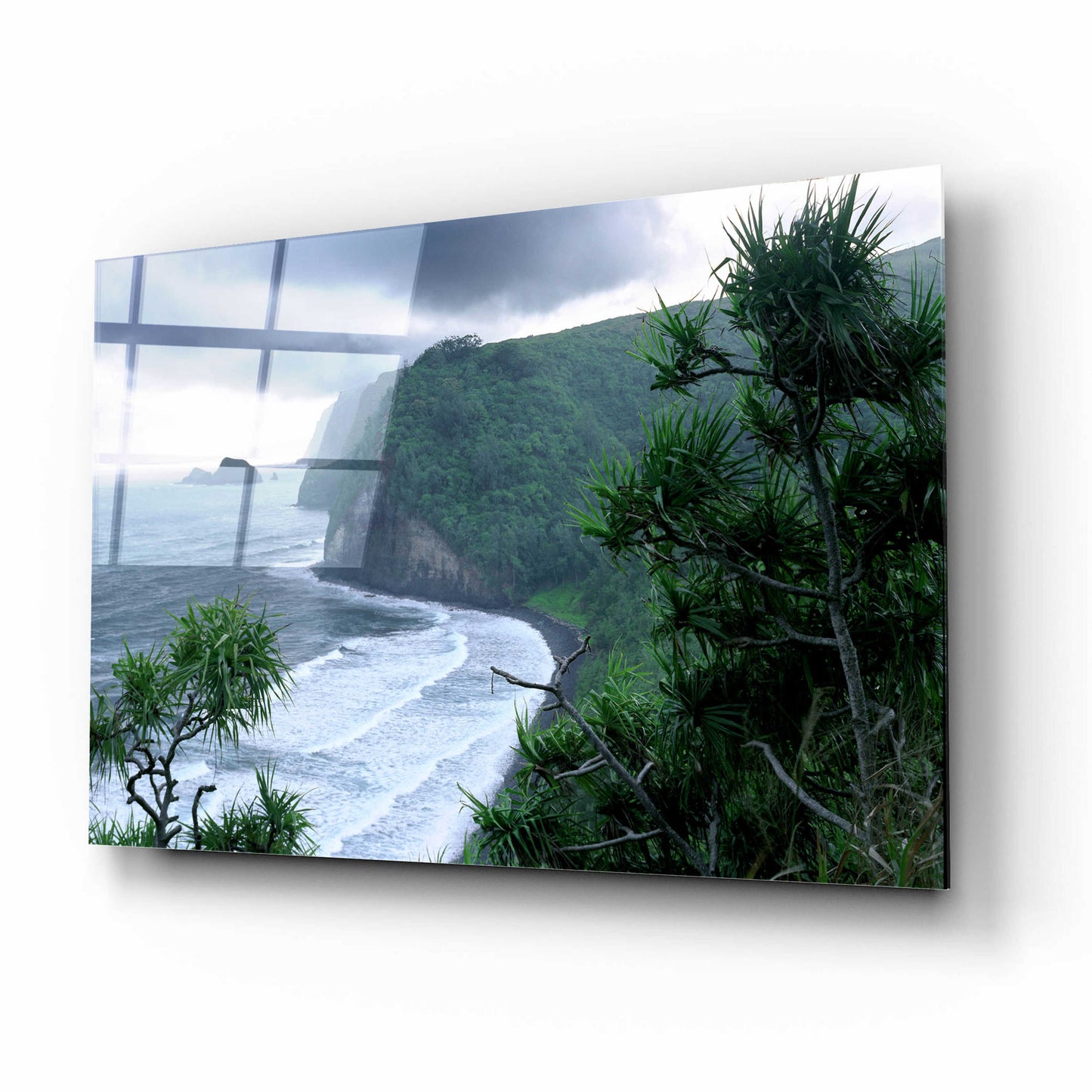 Epic Art 'Pololu Valley' by Mike Jones, Acrylic Glass Wall Art,16x12