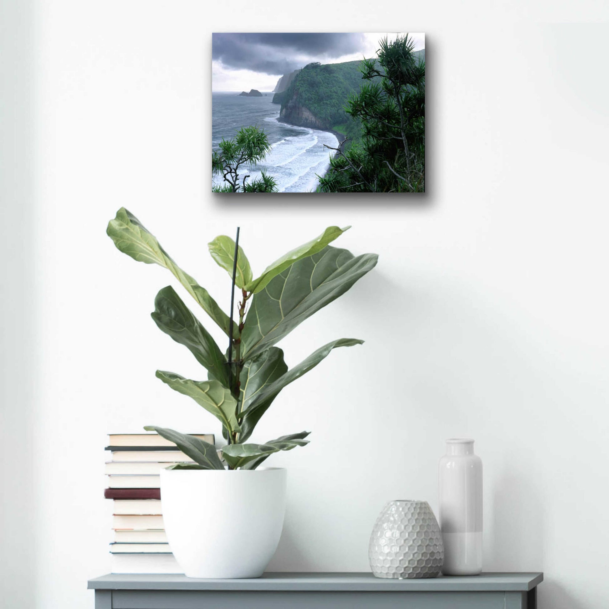 Epic Art 'Pololu Valley' by Mike Jones, Acrylic Glass Wall Art,16x12