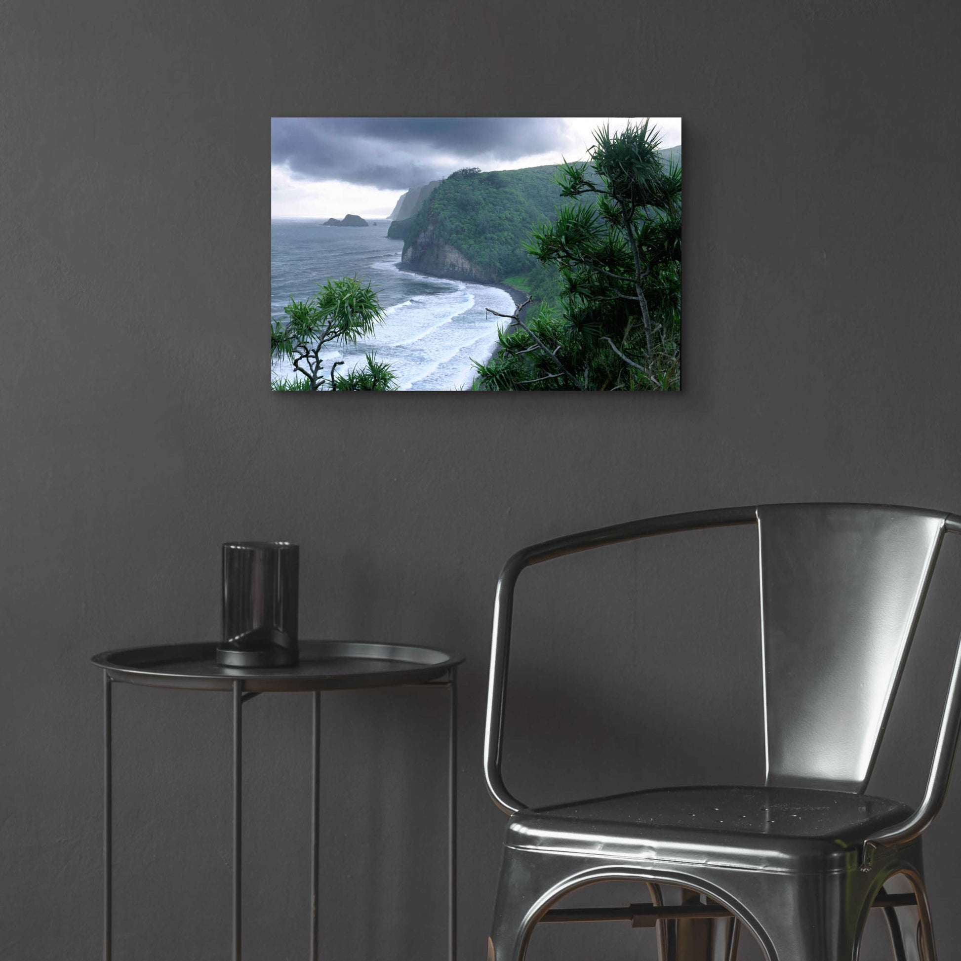 Epic Art 'Pololu Valley' by Mike Jones, Acrylic Glass Wall Art,24x16