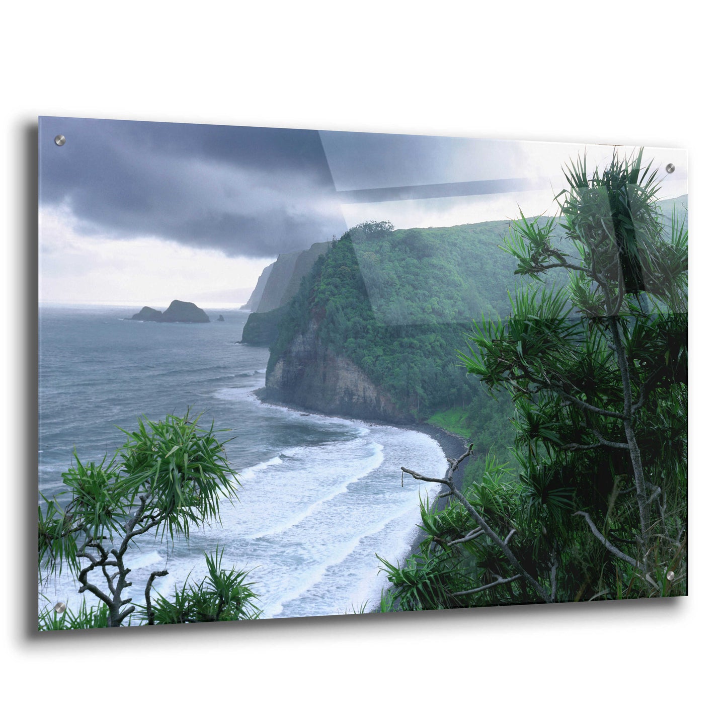 Epic Art 'Pololu Valley' by Mike Jones, Acrylic Glass Wall Art,36x24