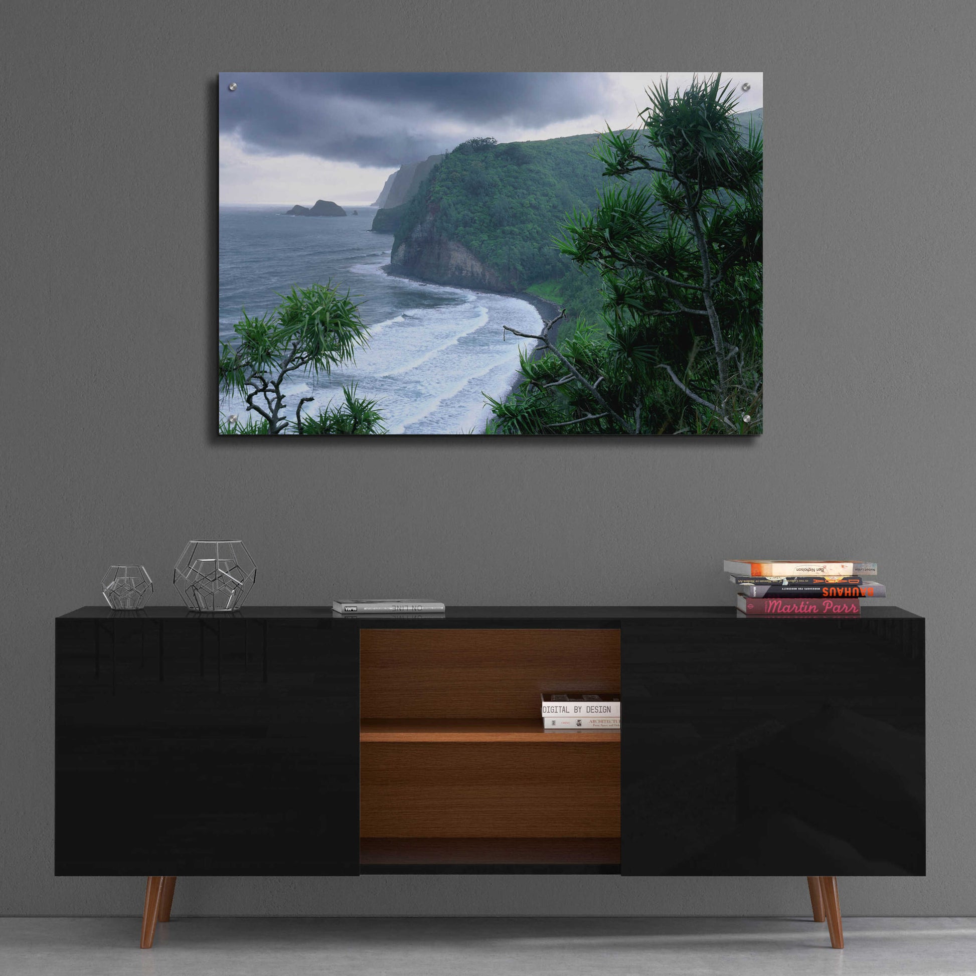 Epic Art 'Pololu Valley' by Mike Jones, Acrylic Glass Wall Art,36x24