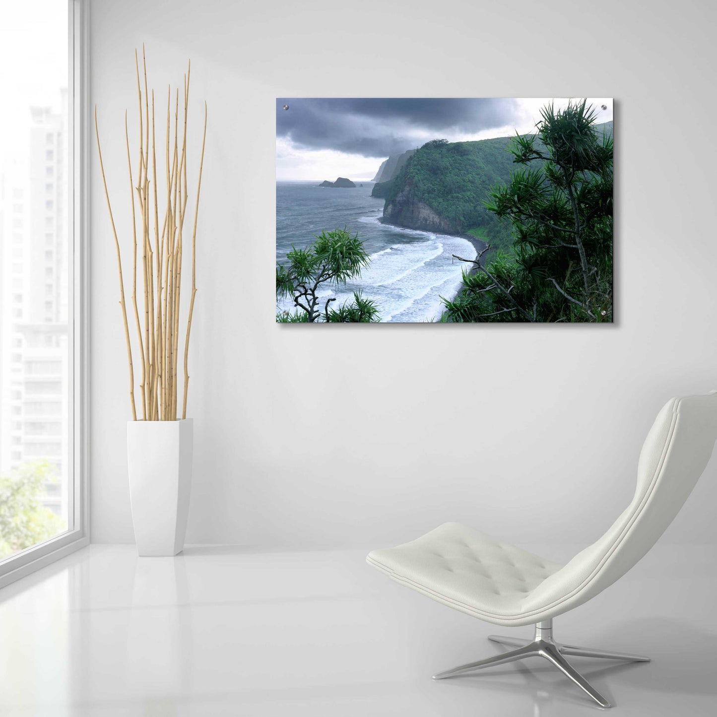 Epic Art 'Pololu Valley' by Mike Jones, Acrylic Glass Wall Art,36x24