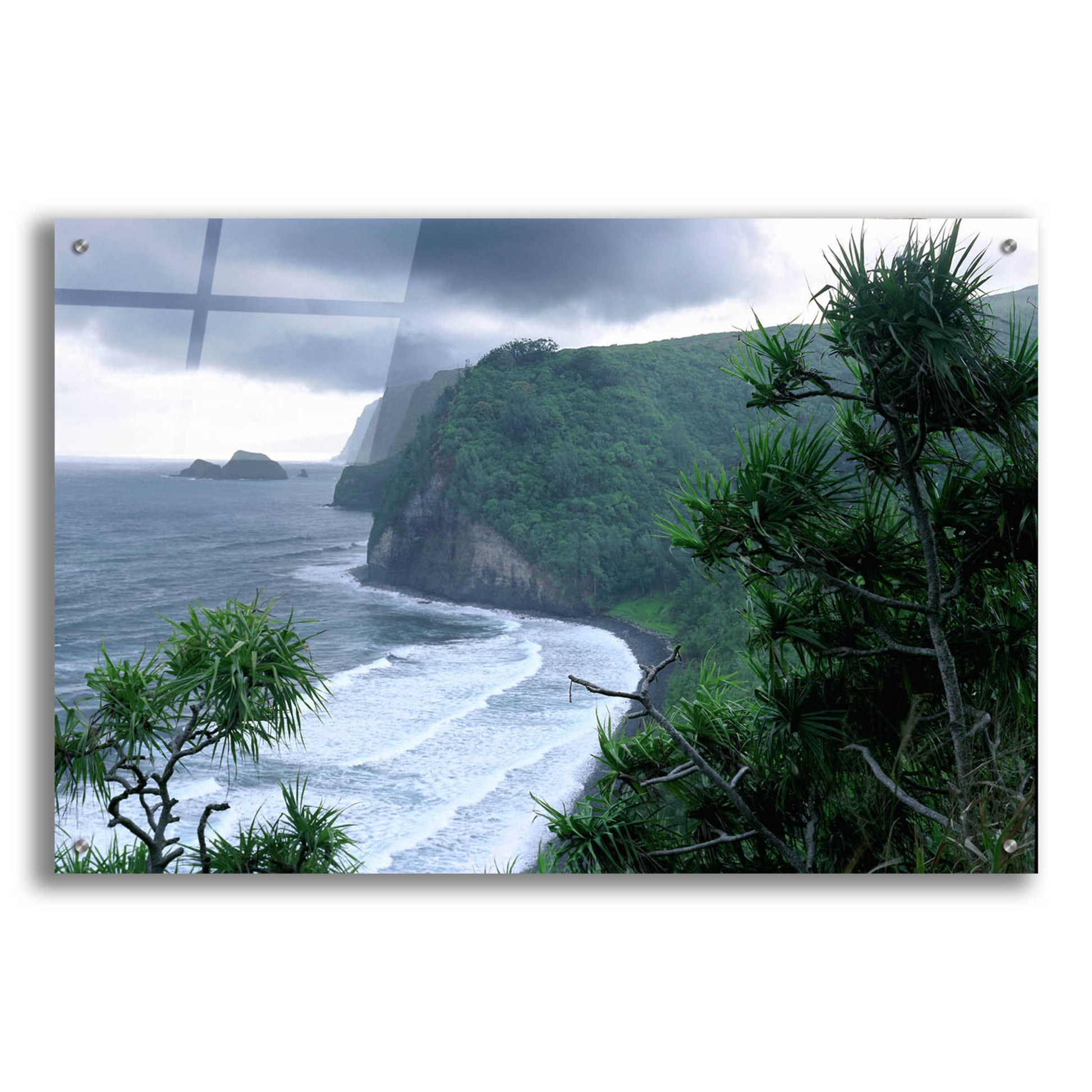 Epic Art 'Pololu Valley' by Mike Jones, Acrylic Glass Wall Art,36x24