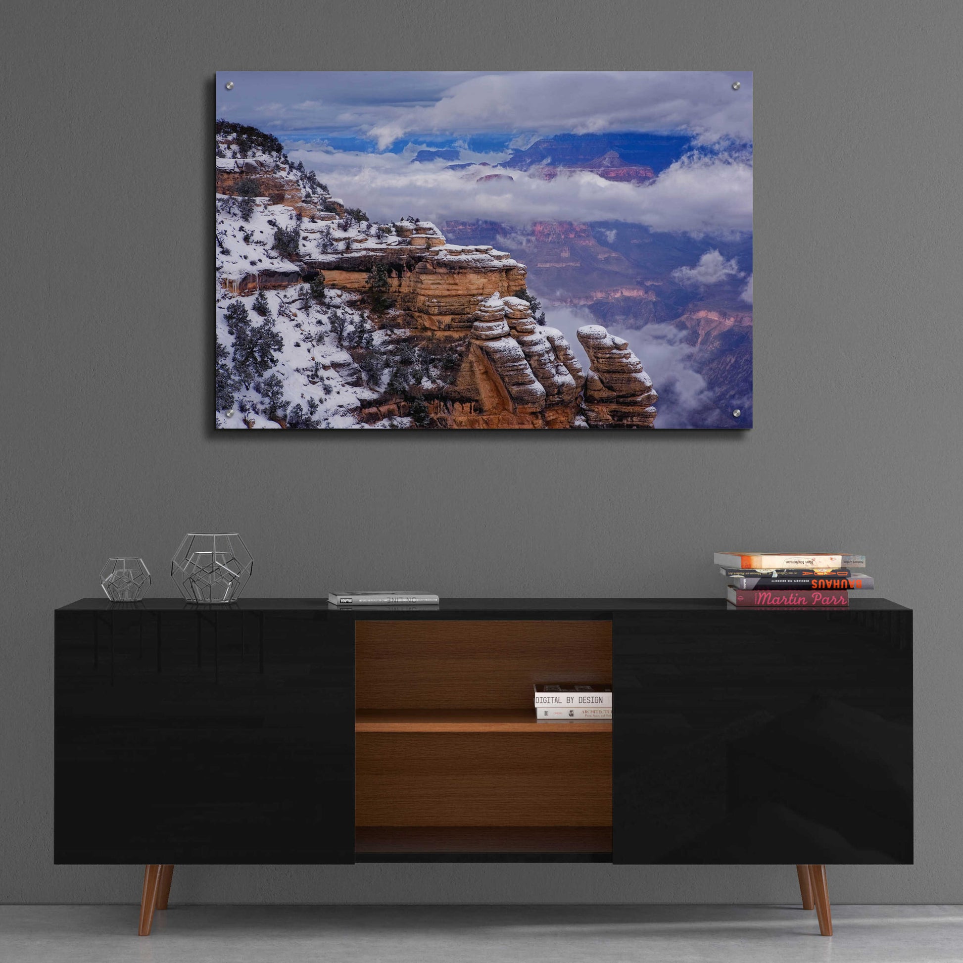 Epic Art 'Storm Clouds Mather Point' by Mike Jones, Acrylic Glass Wall Art,36x24