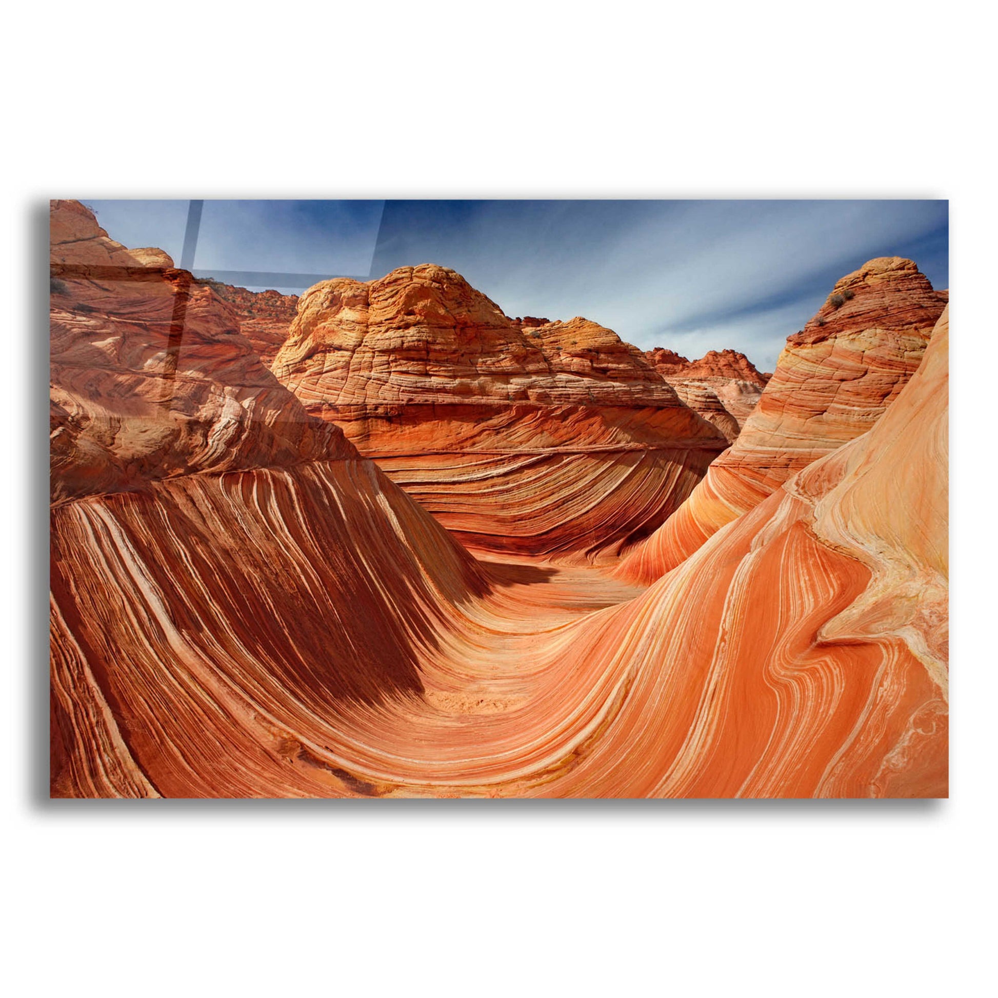 Epic Art 'The Wave Classic View' by Mike Jones, Acrylic Glass Wall Art,16x12