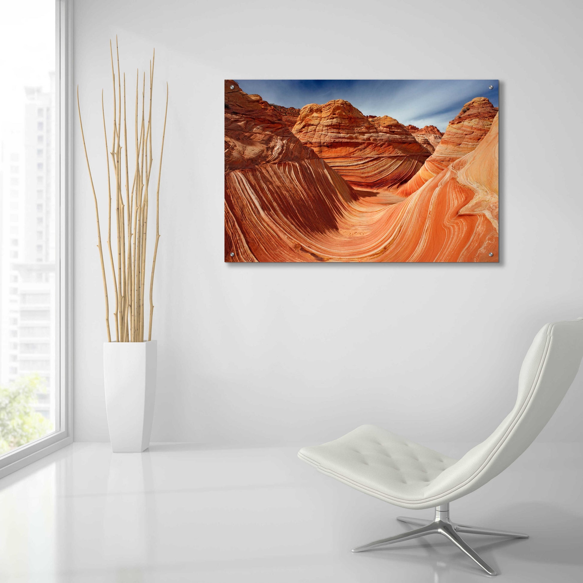 Epic Art 'The Wave Classic View' by Mike Jones, Acrylic Glass Wall Art,36x24