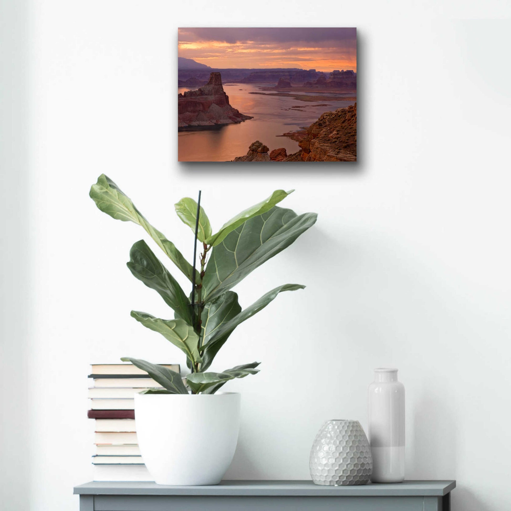 Epic Art 'Alstrom Point Sunrise' by Mike Jones, Acrylic Glass Wall Art,16x12