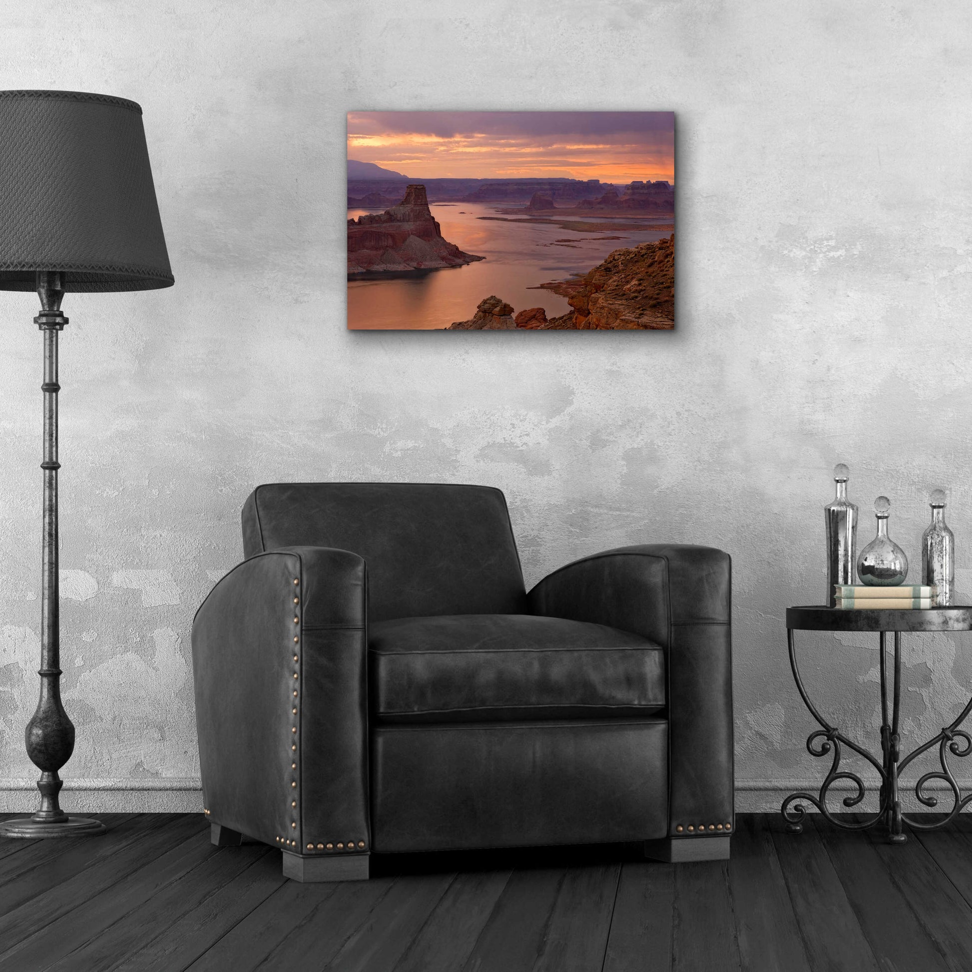 Epic Art 'Alstrom Point Sunrise' by Mike Jones, Acrylic Glass Wall Art,24x16